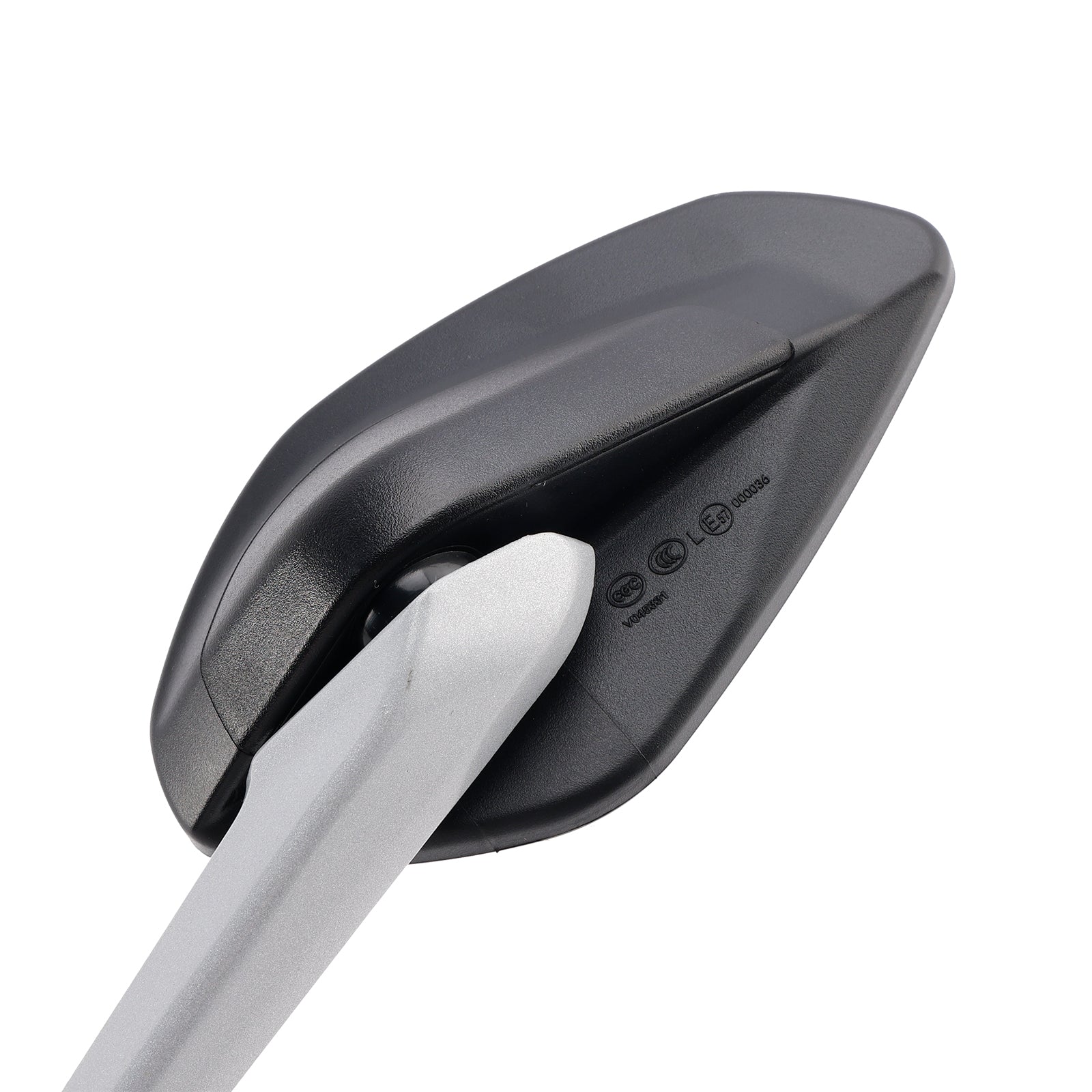 BLACK PAIR REAR VIEW MIRRORS FOR DUCATI MONSTER 797 821 STRIPES 1200 S 2014-2017