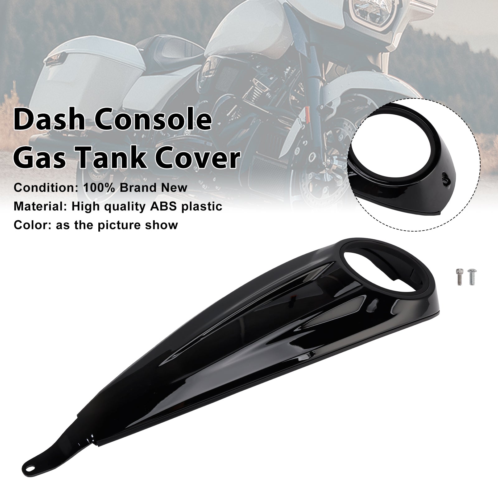 Dash Console Gas Tank Cover For Touring Road Glide / Street Glide 2023-2025