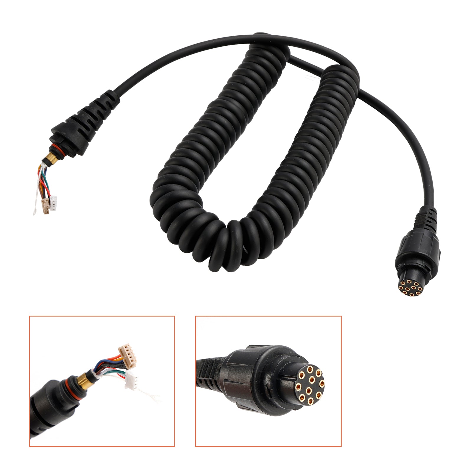 Car SM25A1 Display Screen Hand Microphone Cable For Hytera RD620 MT680 MT68plus
