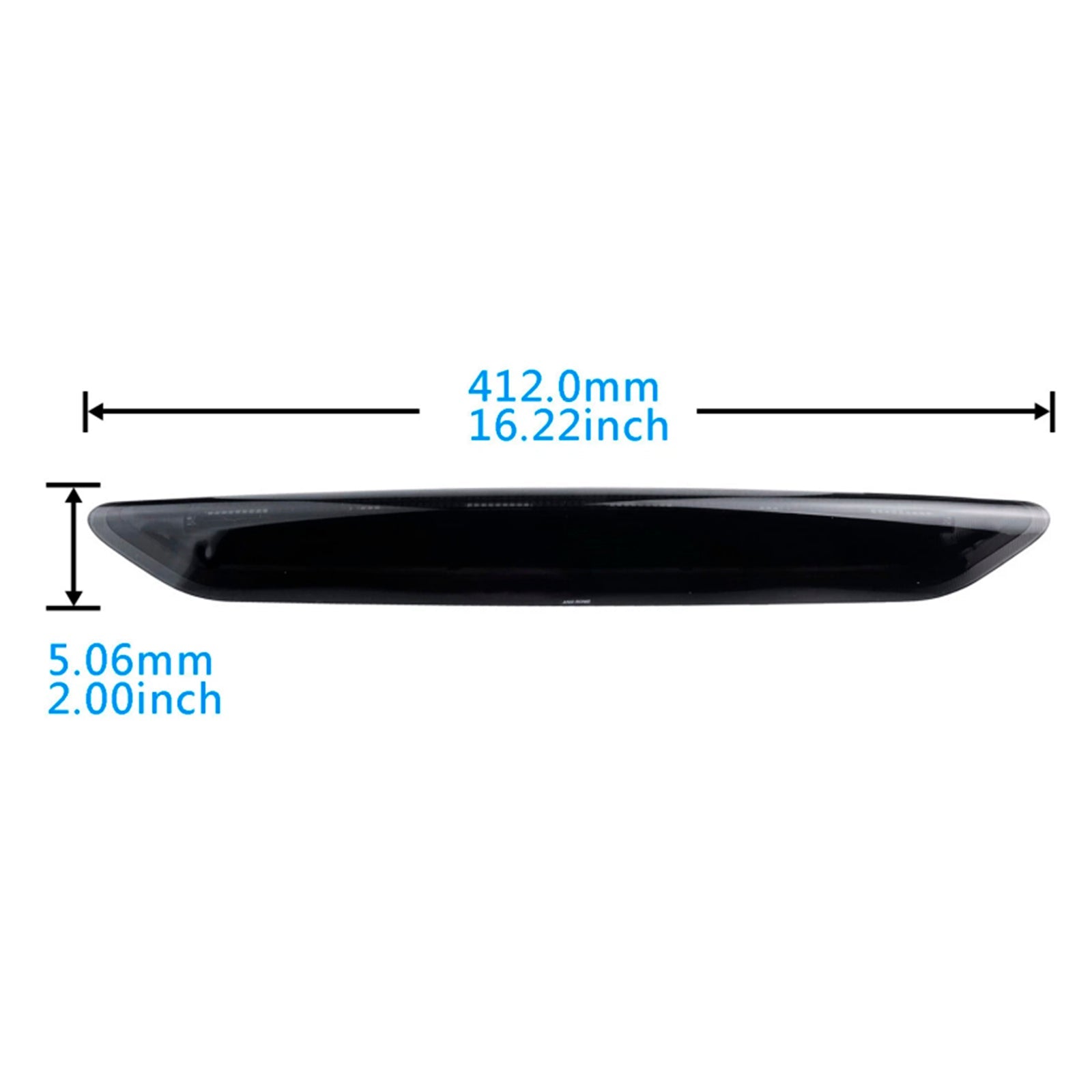 2002-2009 VW Polo MK4 9N Black Rear High Level Third Brake Light Stop Lamp