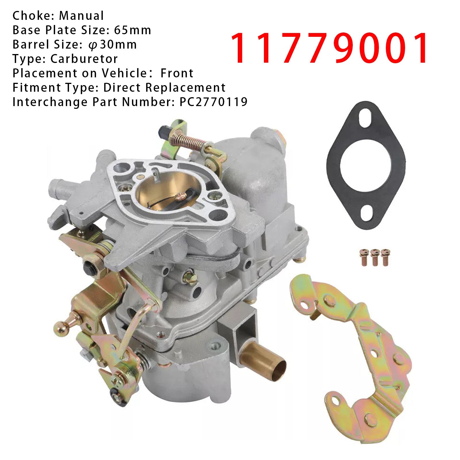 1961-1992 RENAULT R4 4L 4S and 4GTLCarburetor 11779001