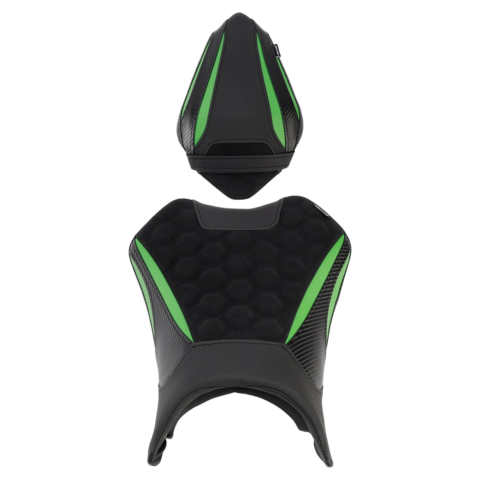 2024-2025 For Kawasaki Ninja 500 Z500 Front&Rear Raider Passenger Cushion Kit Black2