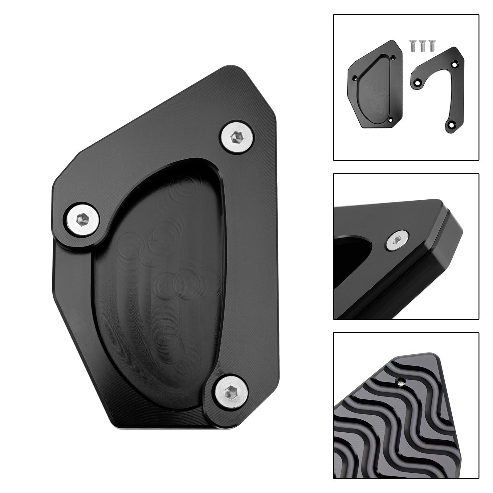 Kickstand Enlarge Plate Pad fit for Suzuki V-strom 650 DL650 XT 2011-2024