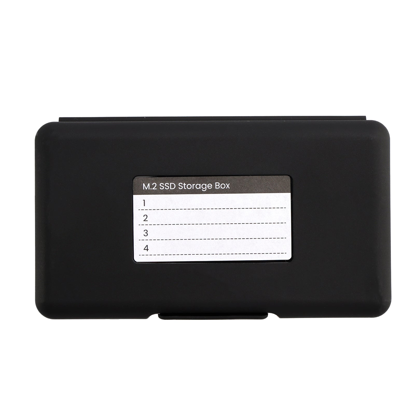 M2 Hard Drive Protection Box Solid State Drive Box Shockproof Waterproof Black