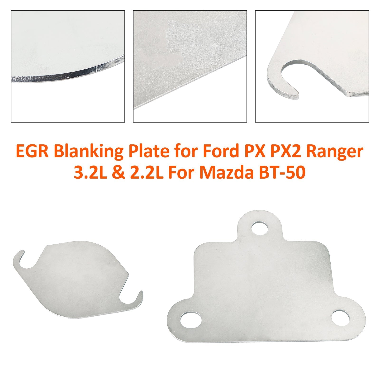 EGR Delete Block Off Plate for Ford PX PX2 Ranger 3.2L & 2.2L For Mazda BT-50