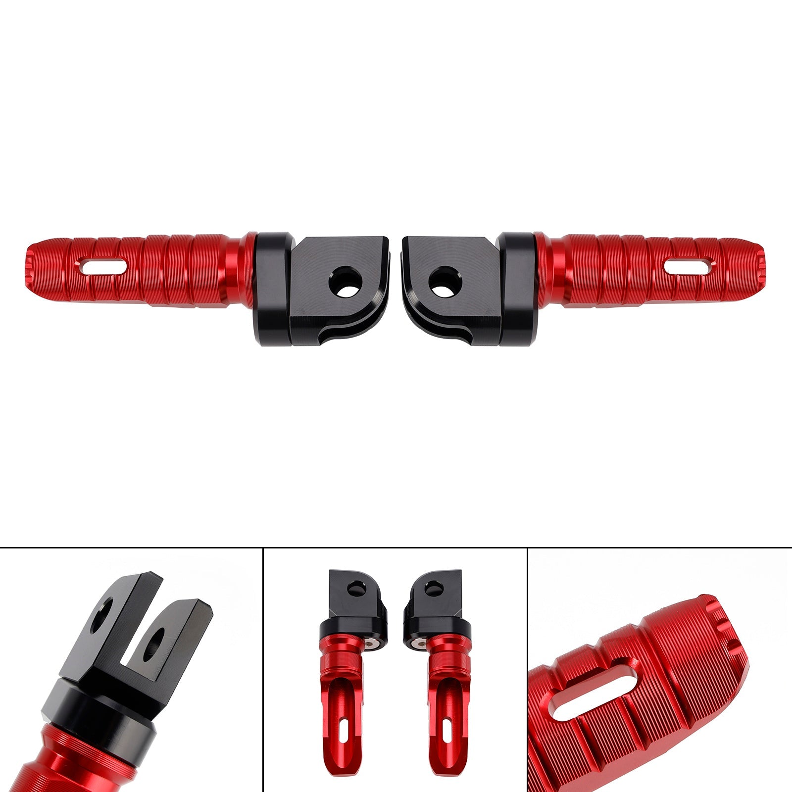 Front Footrests Foot Pegs fit for KAWASAKI ZX-4R ZX-4RR 24-25 NINJA 400 2018-2024