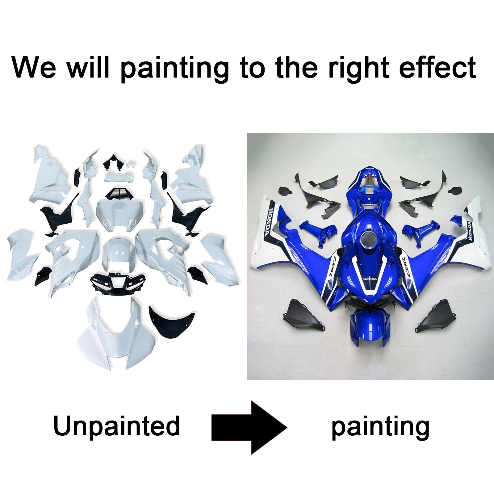 Injection Fairing Kit Bodywork Plastic ABS For Honda CBR1000RR-R 2020-2023