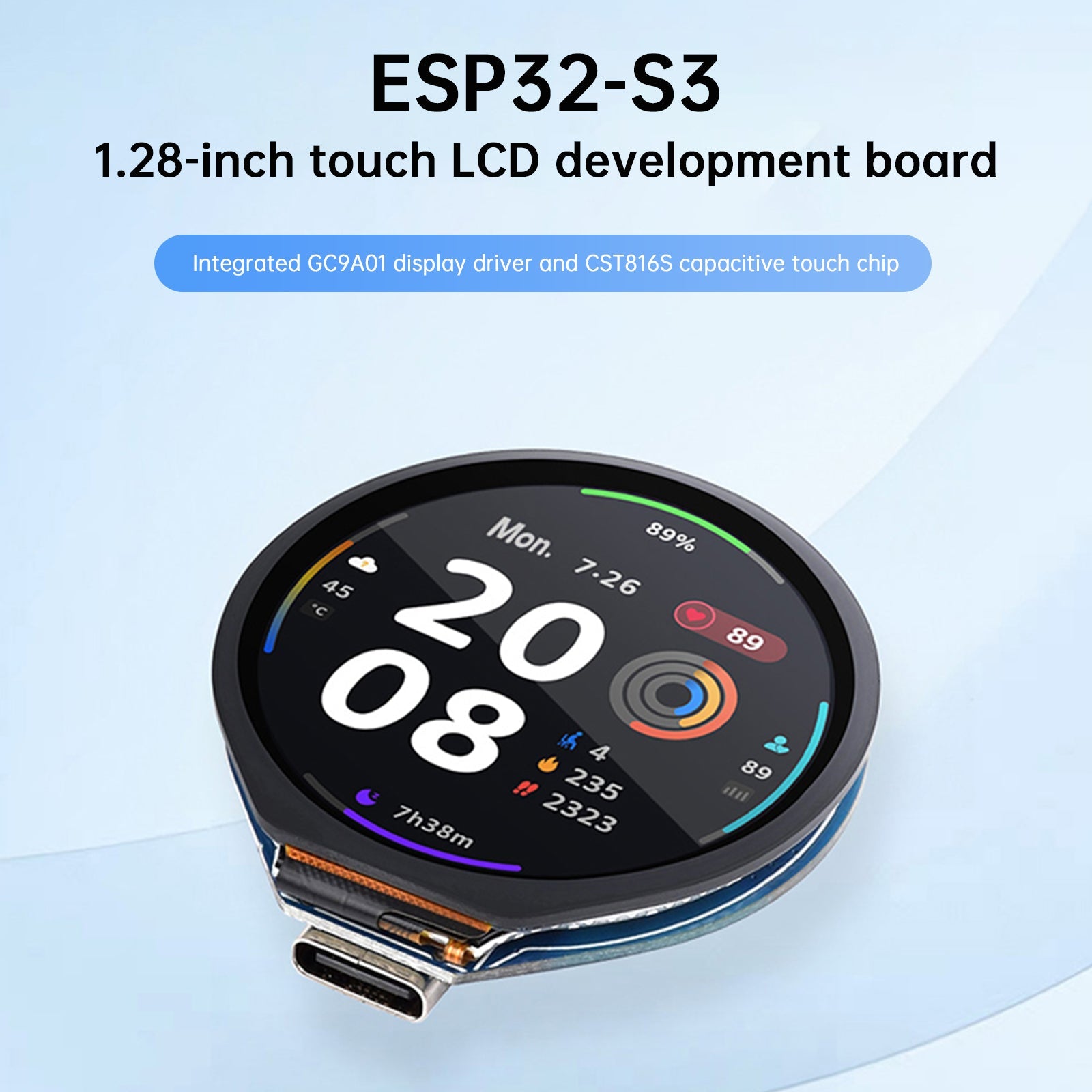 ESP32-S3 Development Board Capacitive Touch Screen Dual-Core Processor Wifi