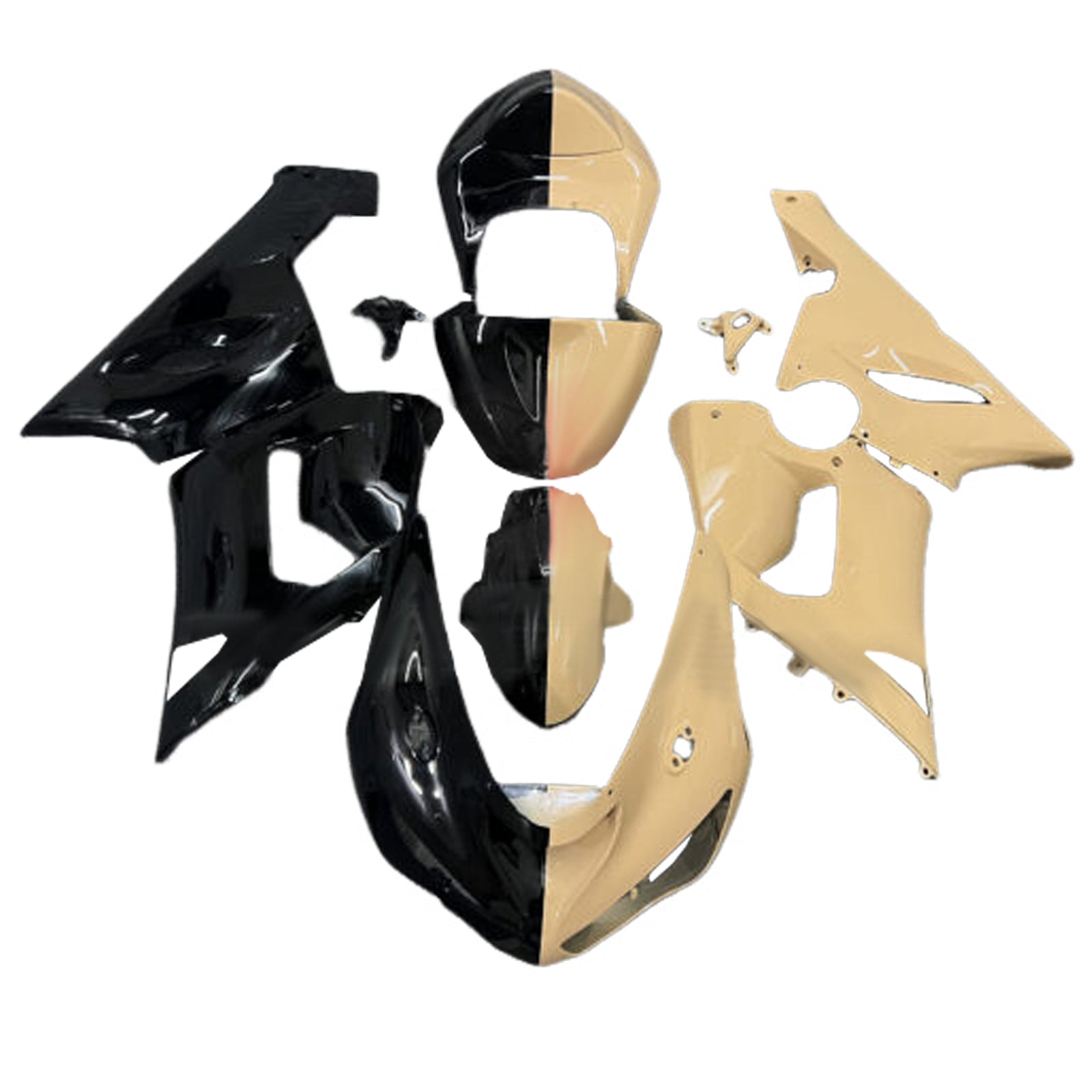 Injection Fairing Kit Bodywork Plastic ABS fit For Kawasaki ZX6R 636 2005-2006