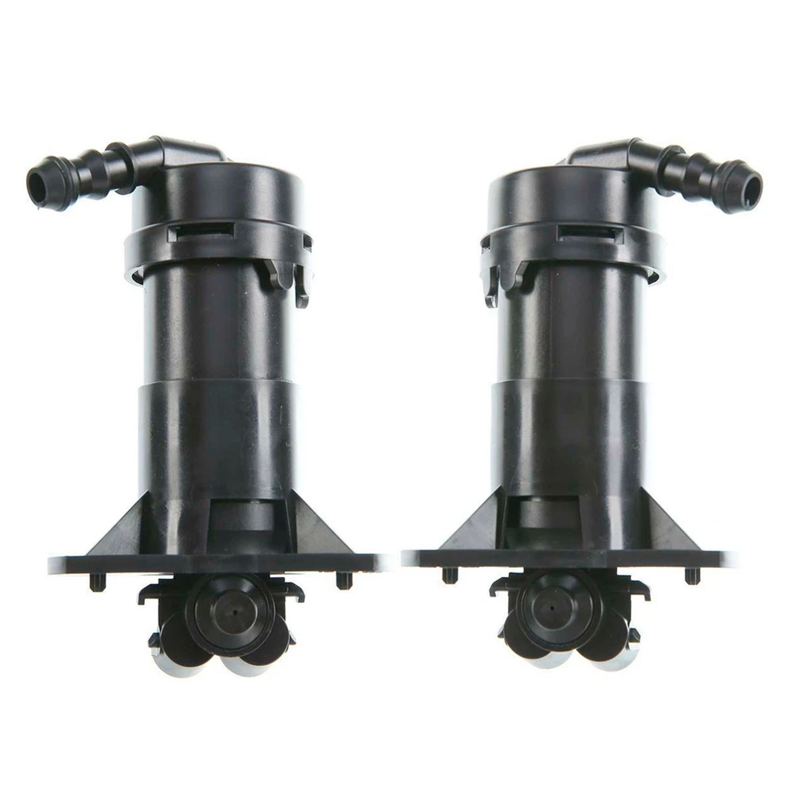 1 Pair Front Headlight Spray Washer Nozzle For Audi A6 C6 2004-2008