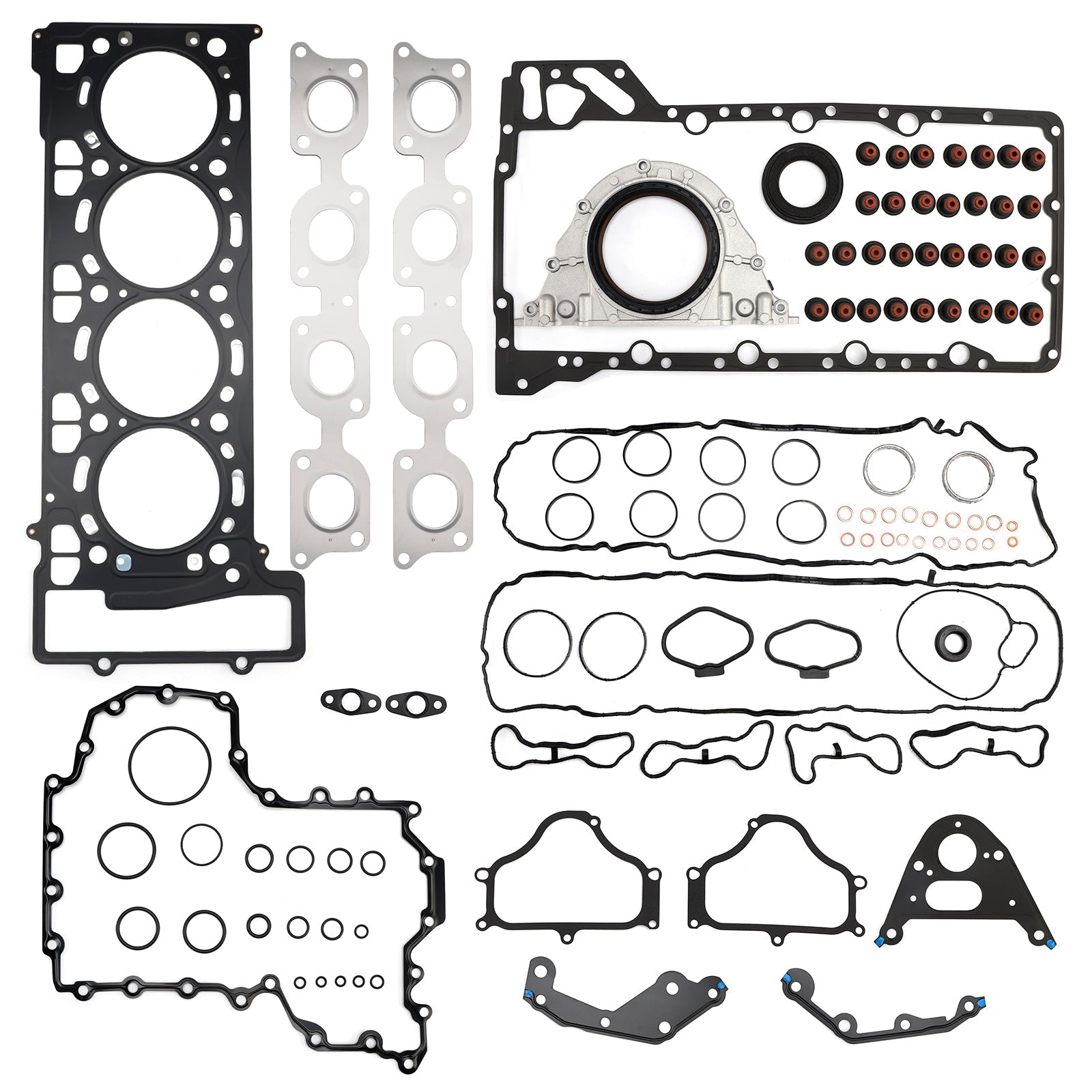 Engine Overhaul Rebuild Seals Gaskets Kit for BMW X5 X6 M F85 F86 4.4T V8 S63R