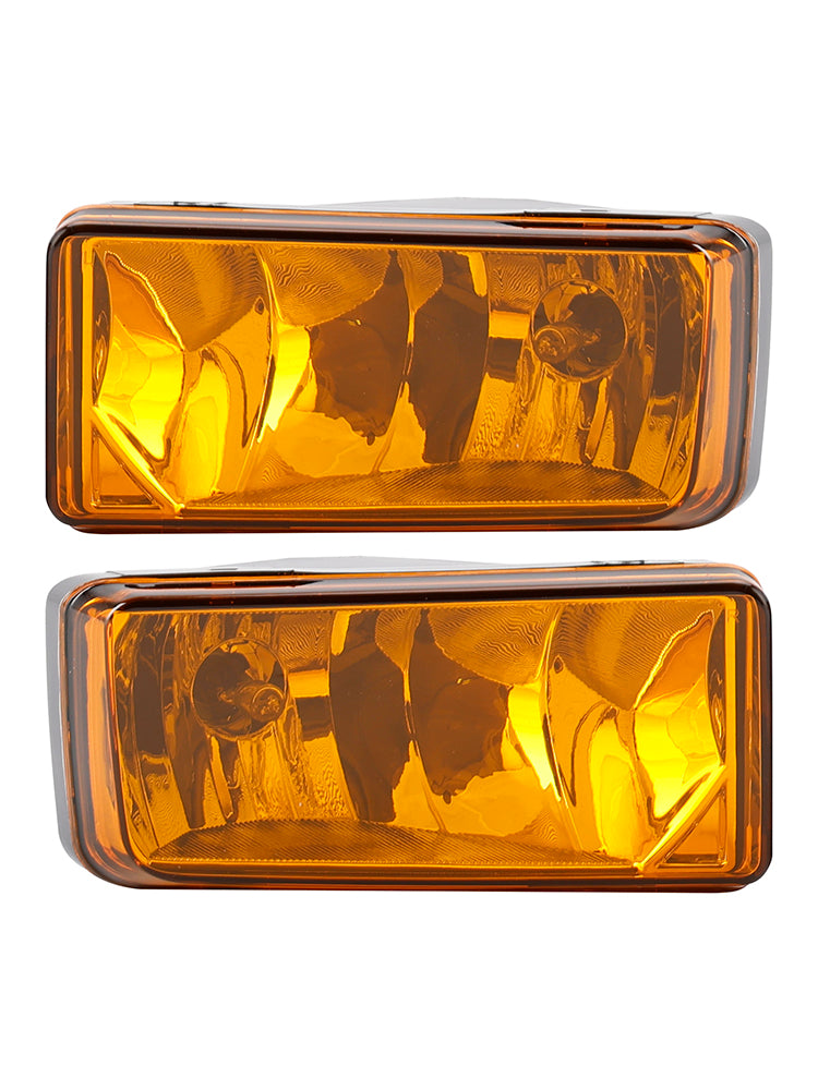Pair  Fog Light Lamps With Bulbs For Chevy Tahoe Sierra 2007-2015  Yellow Lens