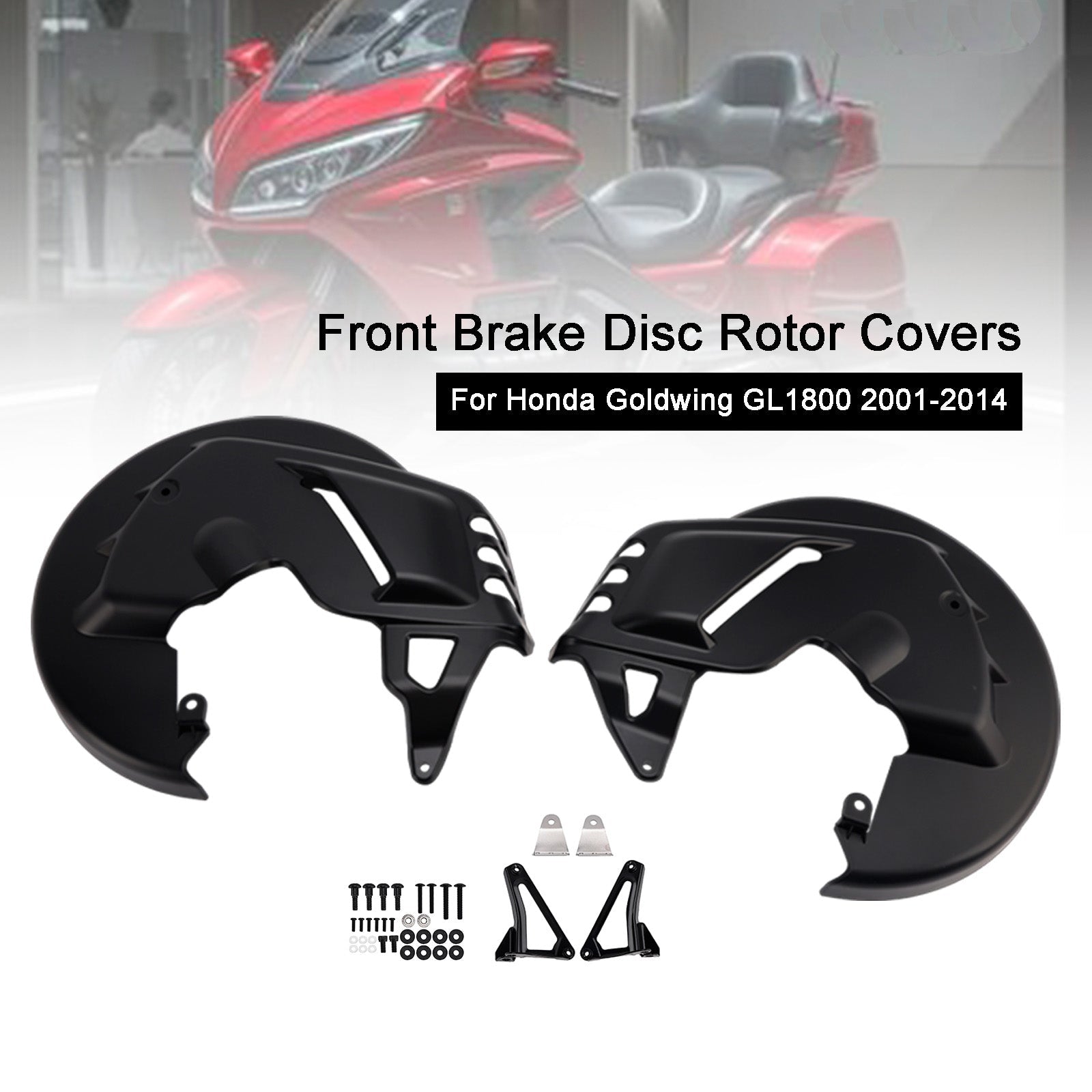 2001-2015 For Honda Goldwing and Goldwing Tour models Front Brake Disc Rotor Covers