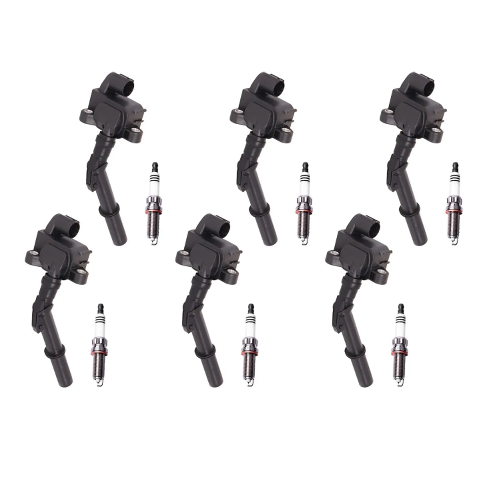 2013-2015 Mercedes-Benz GLK350 / 2012-2013 ML350 V6 3.5L 6x Ignition Coil +Spark Plug UF741