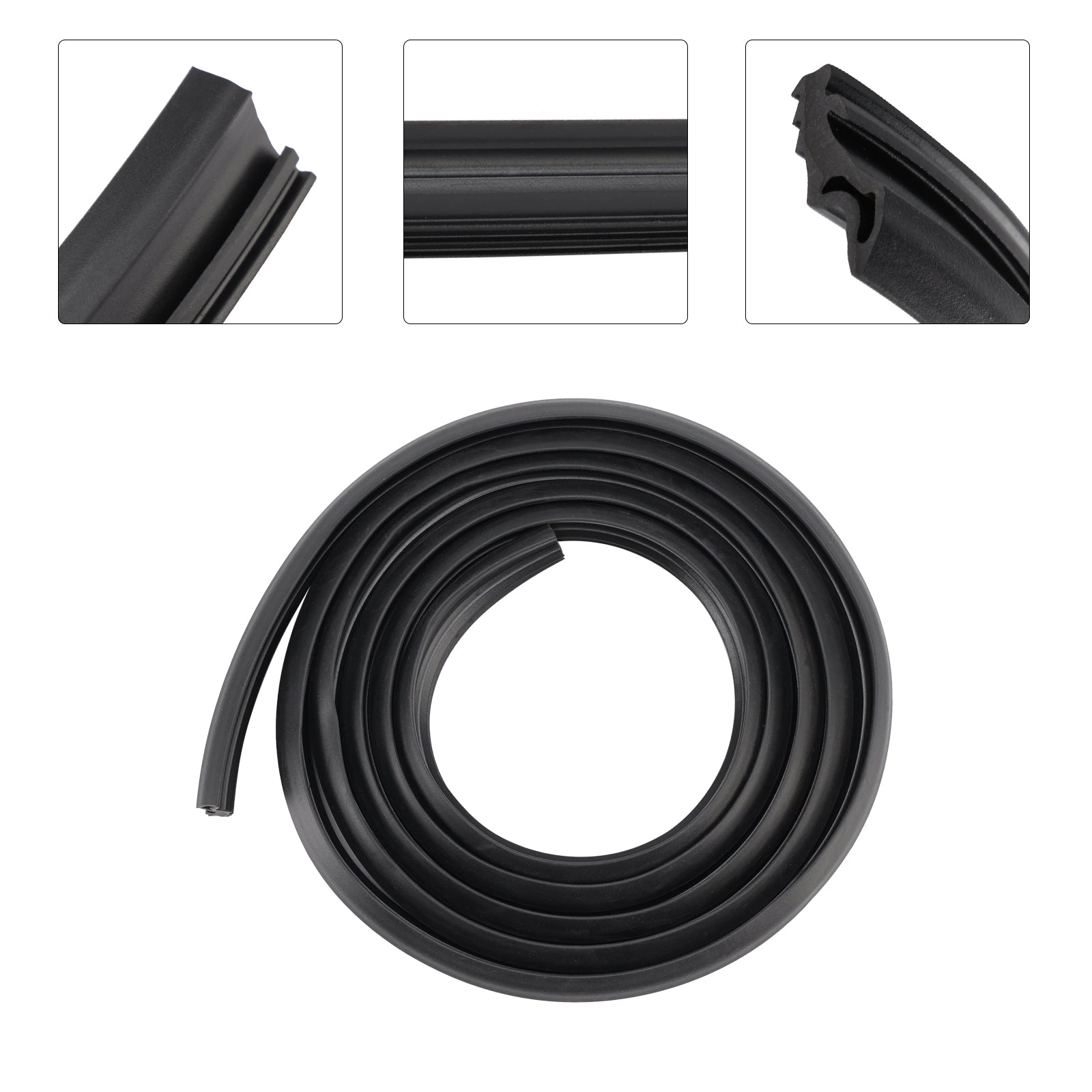 WP9743590/9743590 Dishwasher Door Gasket (Black) for Kenmore KitchenAid etc