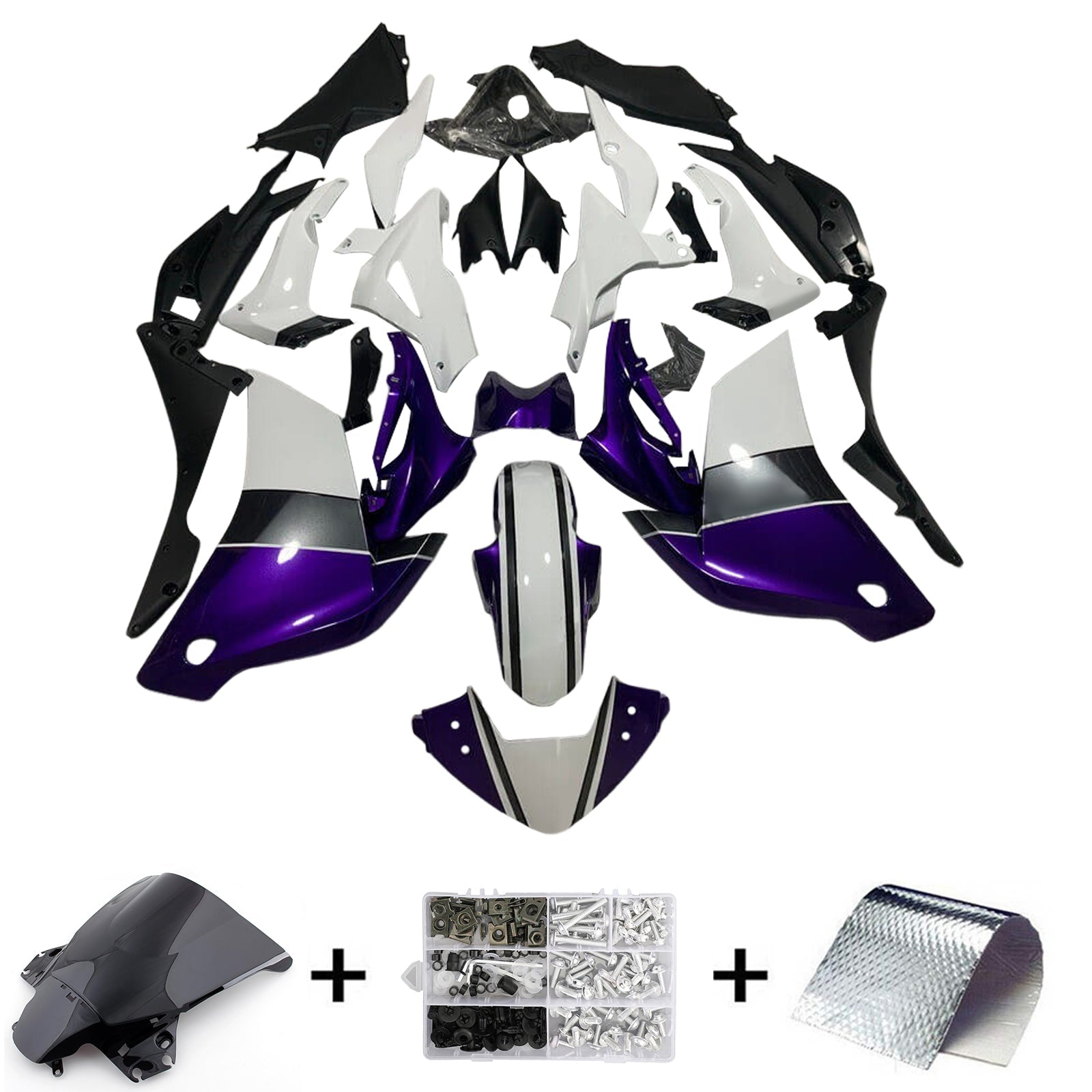 Amotopart Honda CBR250R 2011-2015 Kit Carenado Carrocería Plástico ABS