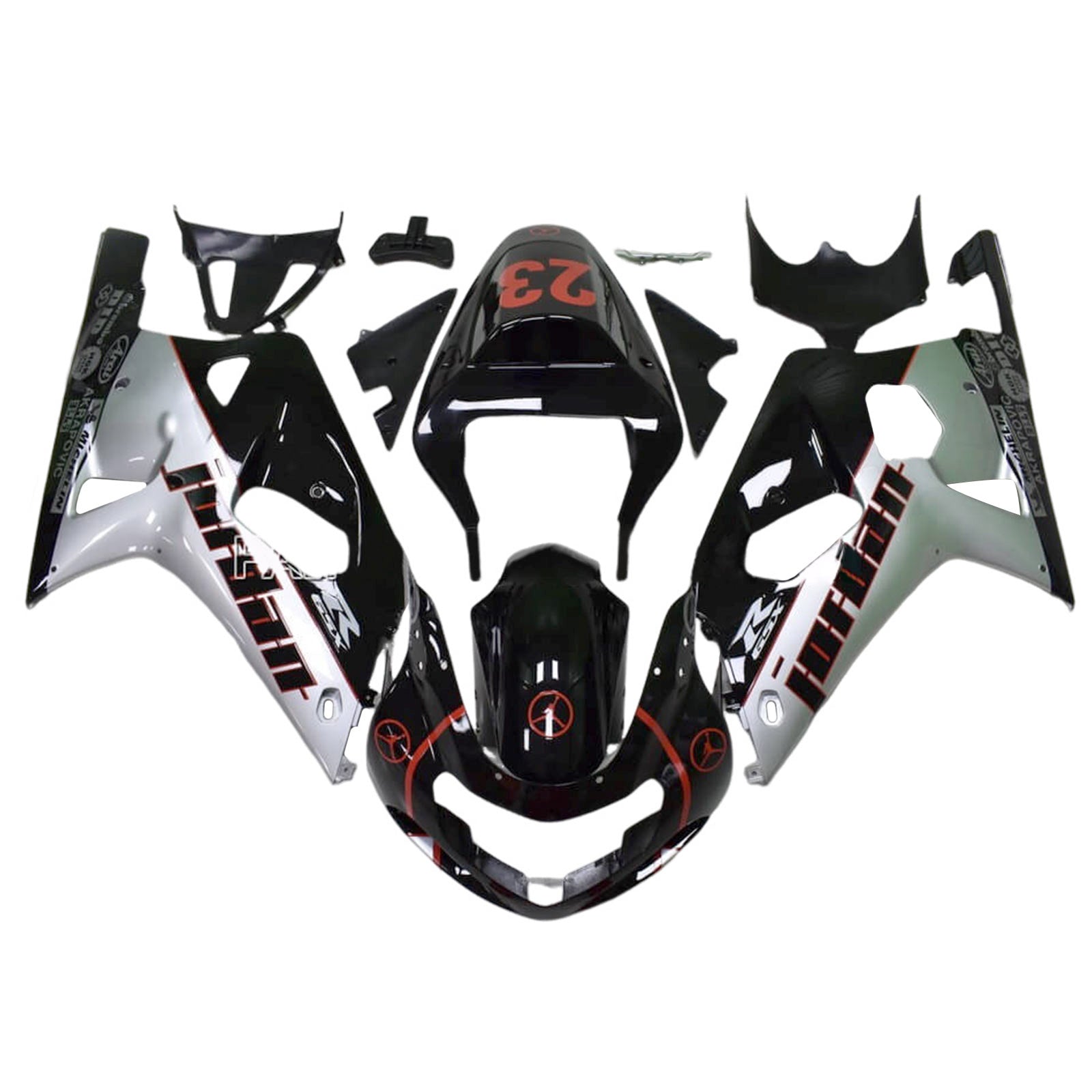 أموتوبارت سوزوكي GSXR600 2001-2003 GSXR750 2000-2003 K1 Fairing Kit