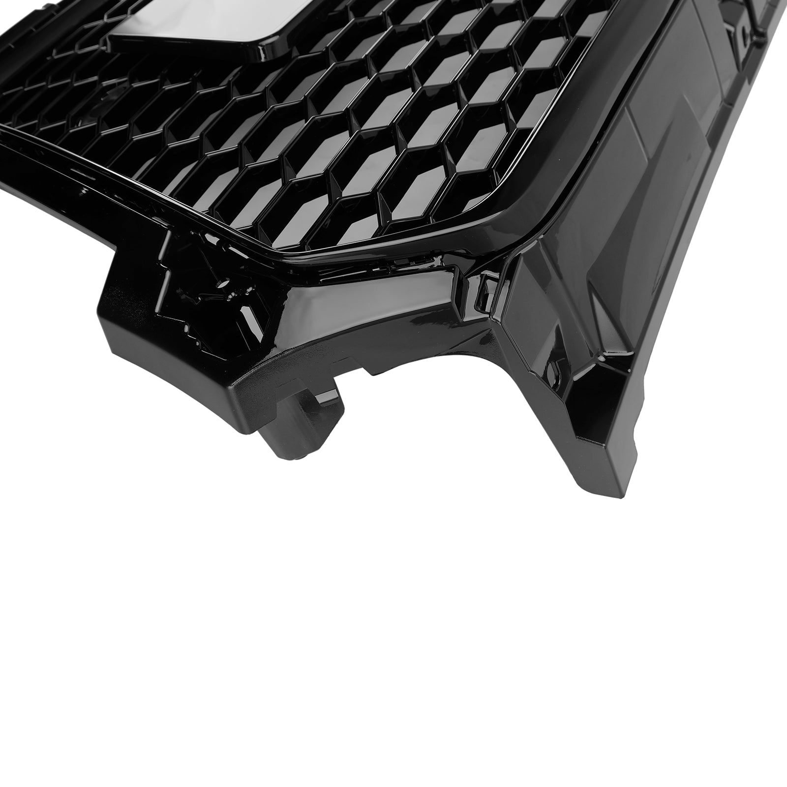 RS 스타일 허니콤 범퍼 그릴 핏 아우디 A1 S1 8X 페이스리프트 2016-2019 블랙