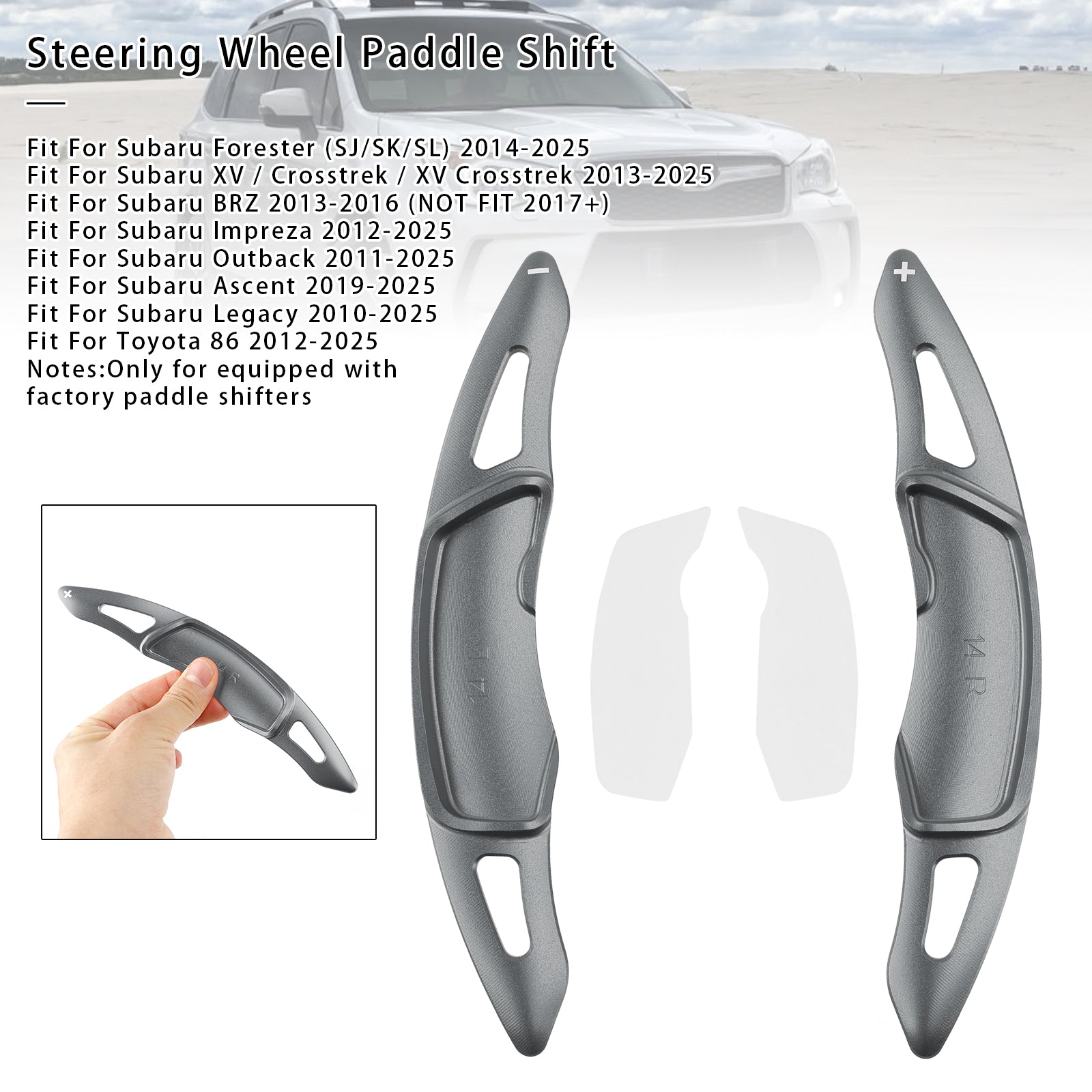 Steering Wheel Paddle Shifter For Subaru Forester Toyota