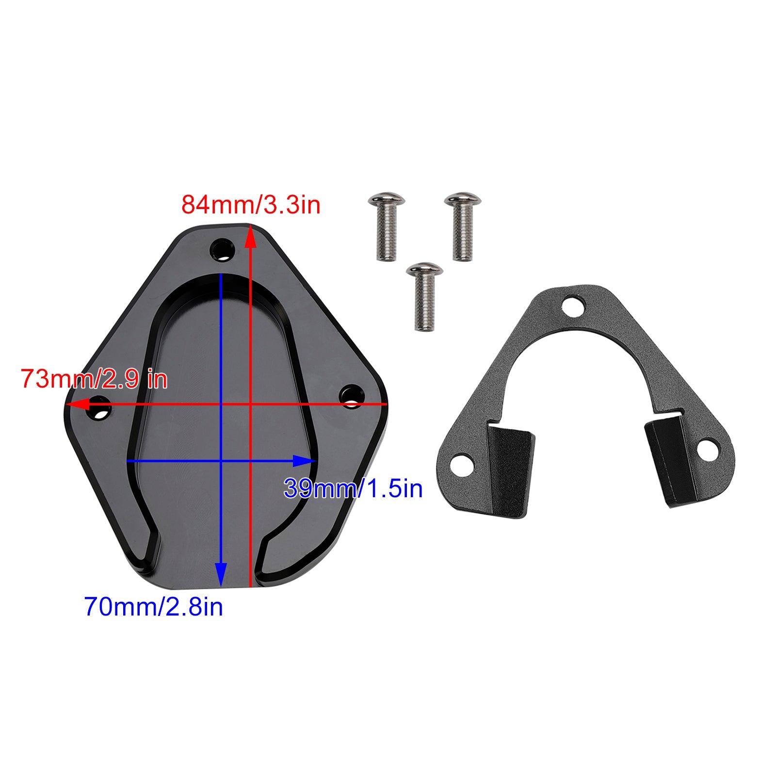 Kickstand Enlarge Plate Pad fit for Tiger 850 Sport 2021+