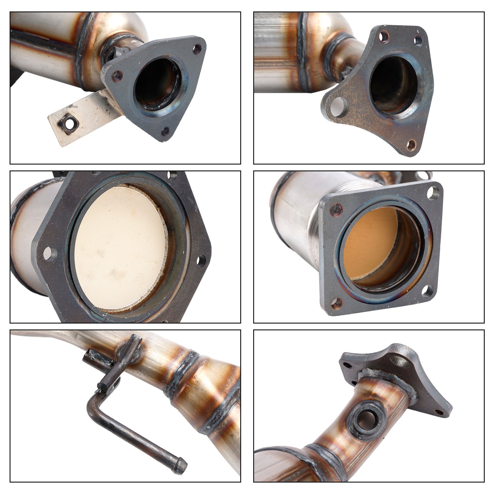 All Three Catalytic Converter Flex Y-Pipe Fits For Nissan Maxima 3.5L 2009-2014