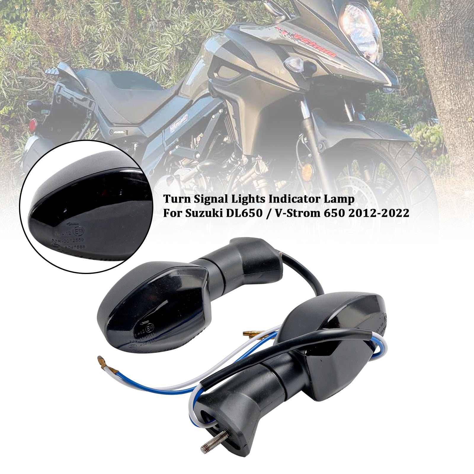 Turn Signal Lights Indicator Lamp For Suzuki V-Strom 650 1000 1050 GSX-S 750