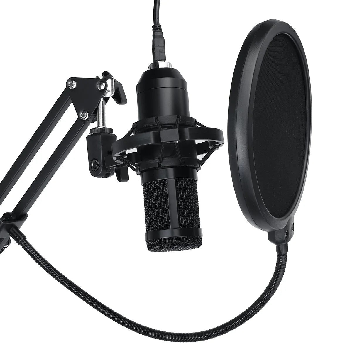 BM800 USB Condenser Microphone for PC Studio Microphone Kit Singing Streaming