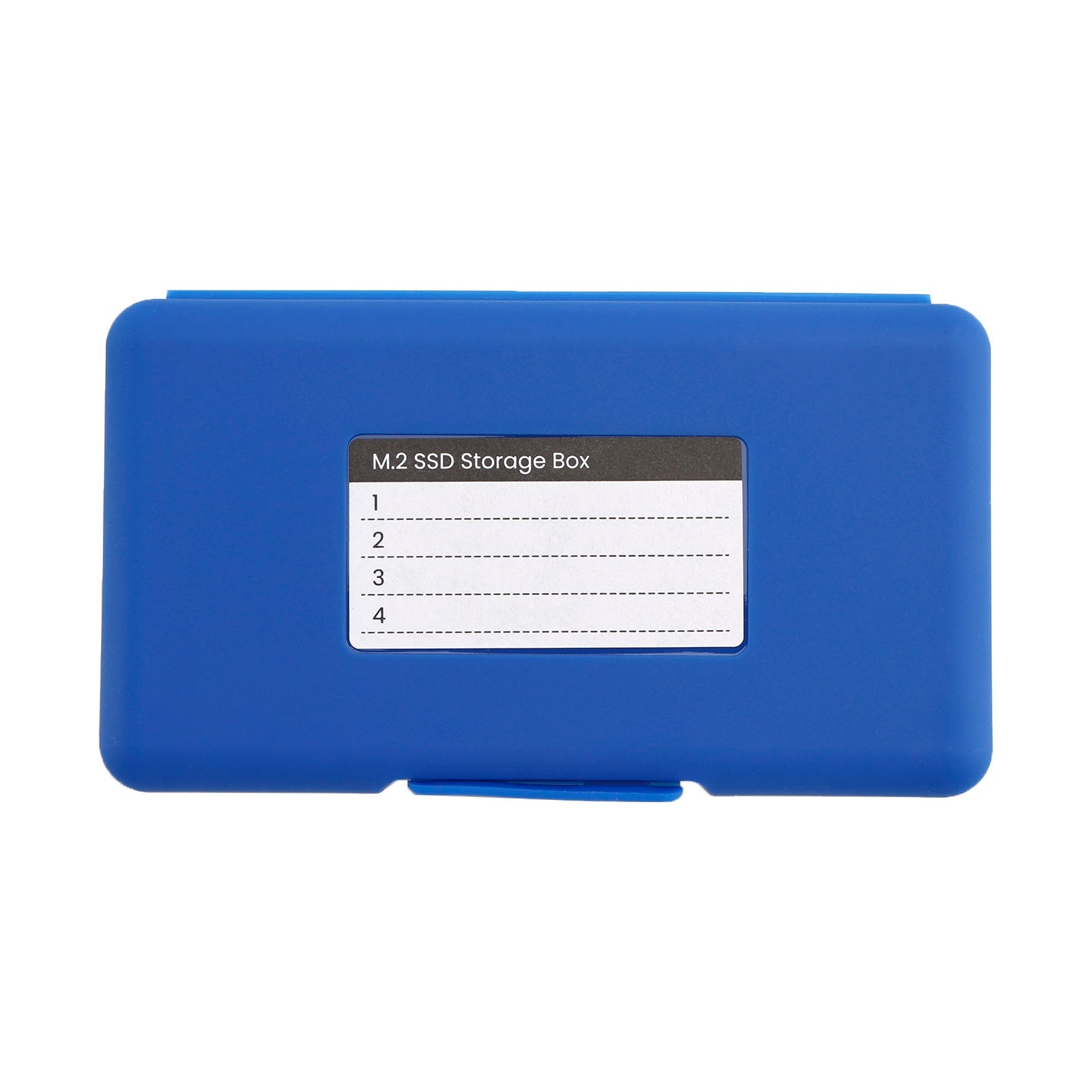 M2 Hard Drive Protection Box Solid State Drive Box Shockproof Waterproof Blue