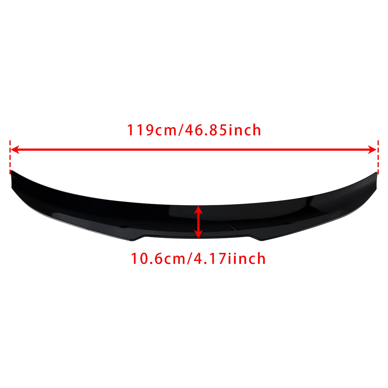 Gloss Black Rear Boot Spoiler For BMW 3 Series E92 06-13 Coupe PSM Style