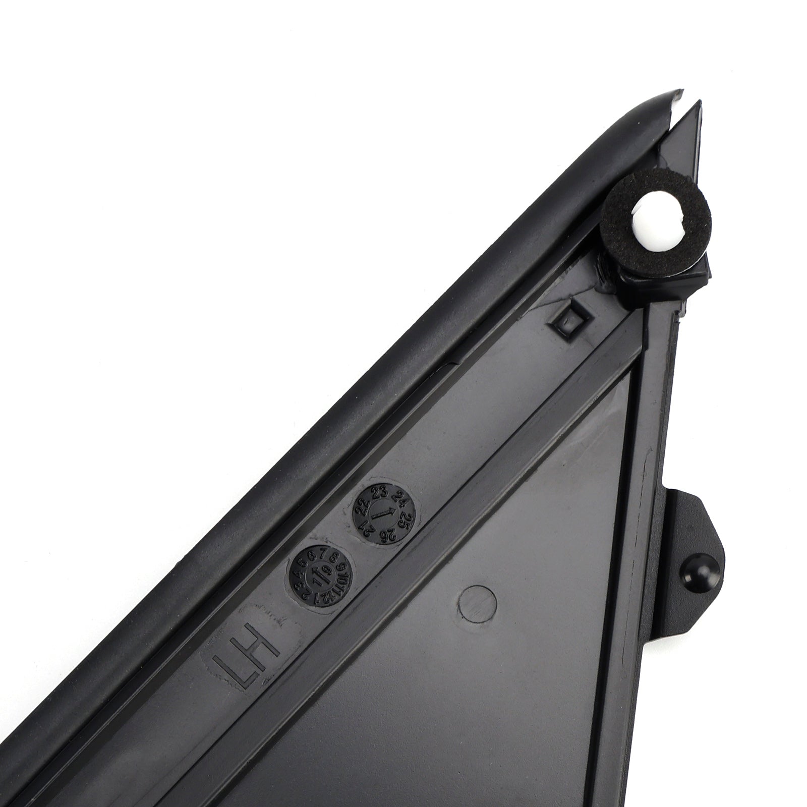 2X Left+Right Side View Door Mirror Flag Cover Molding Trim for Fiat 500 12-19