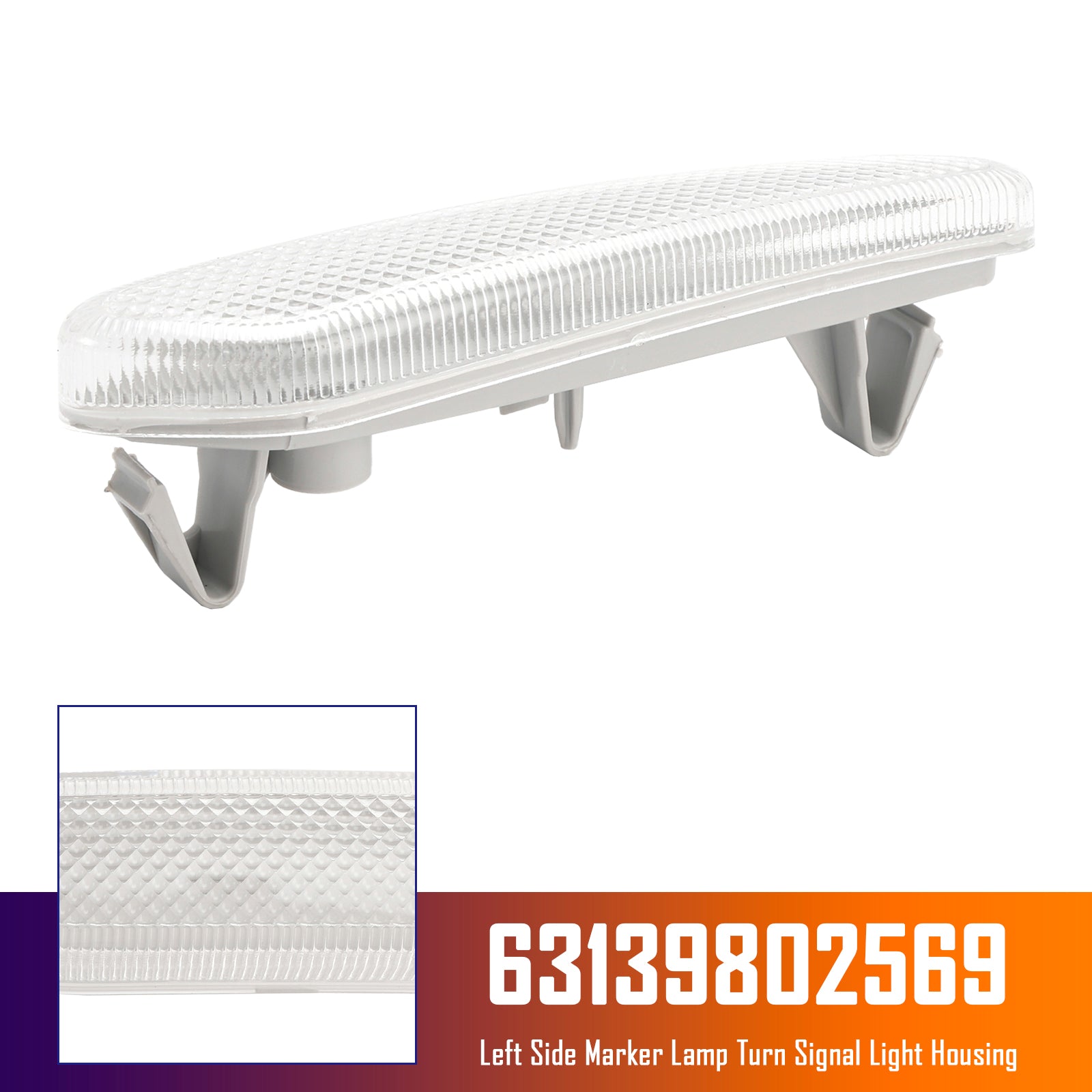 2010-2017 MINI R60 COUNTRYMAN  R61 PACEMAN Left Side Marker Lamp Turn Signal Light Housing