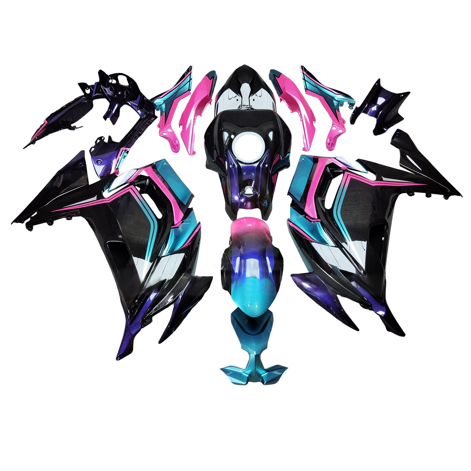 Injection Fairing Kit Bodywork ABS fit For Kawasaki ER-6F Ninja650 2020-2025