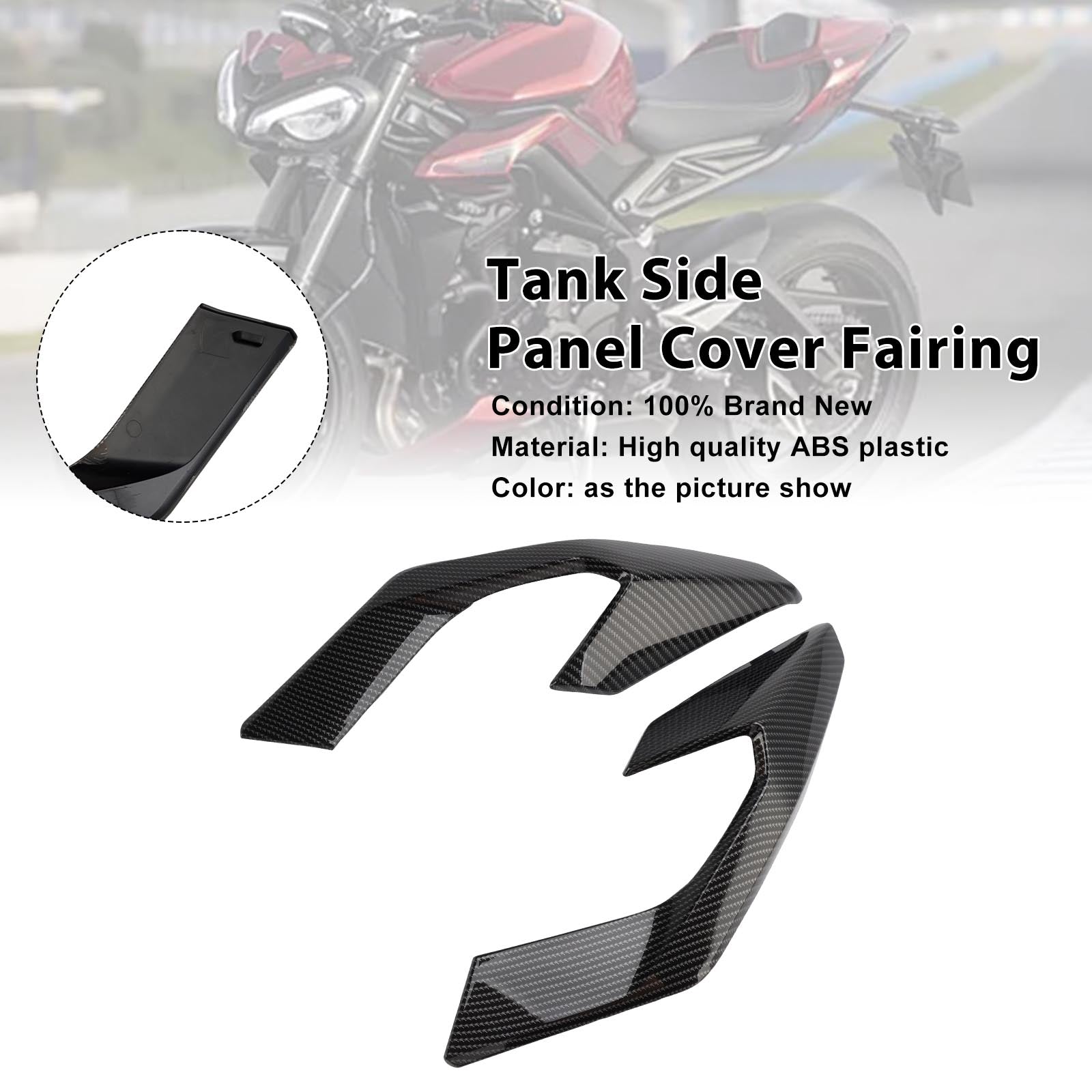2023-2025 Street Triple 765 R/RS Tank Side Cover Panel Fairing