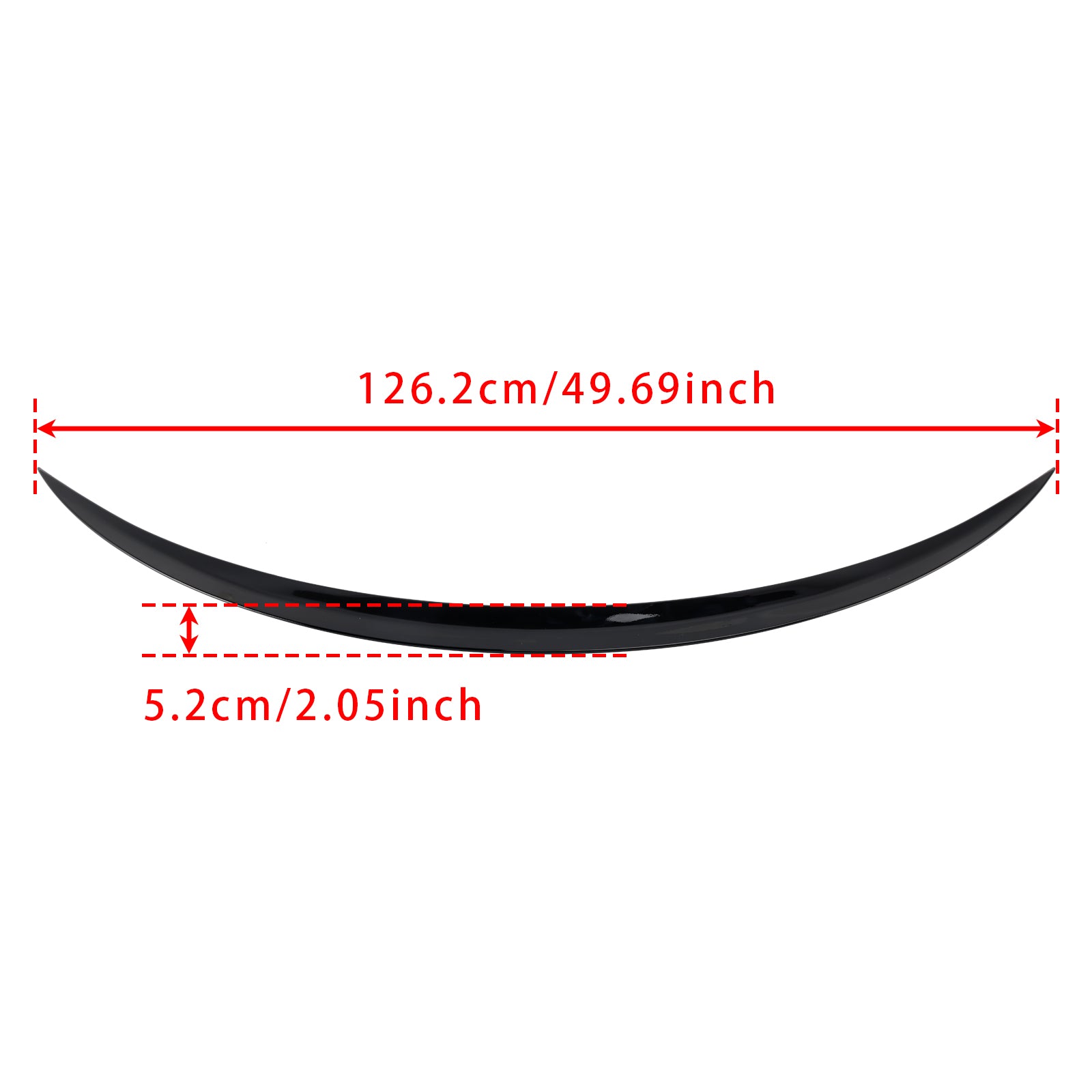 2016+ Mercedes-Benz E-Class C238 W213 Coupe AMG Style Gloss Black Rear Spoiler