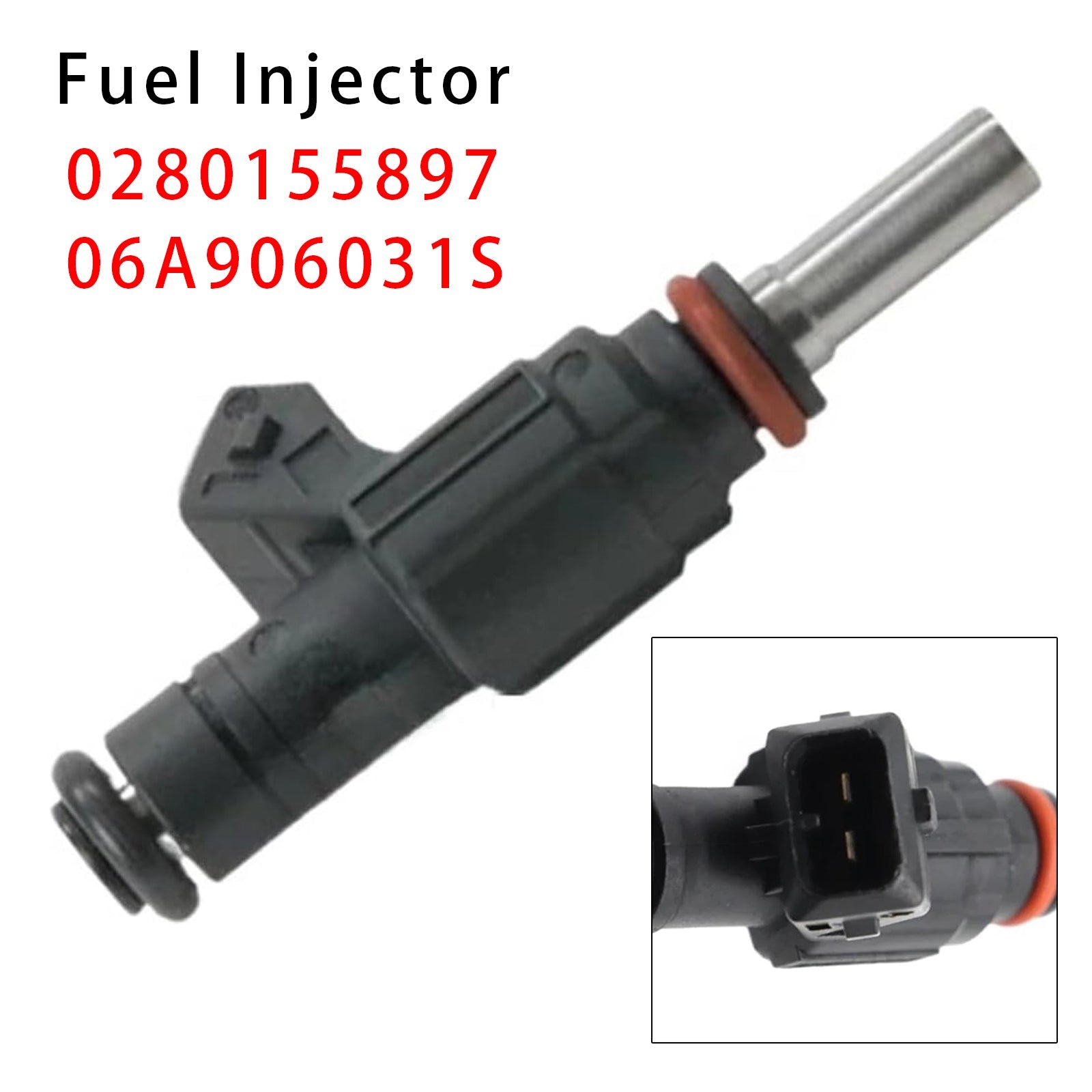 1Pcs Fuel Injector For VW Golf IV Audi TT A3 Seat 1.8T 0280155897 06A906031S