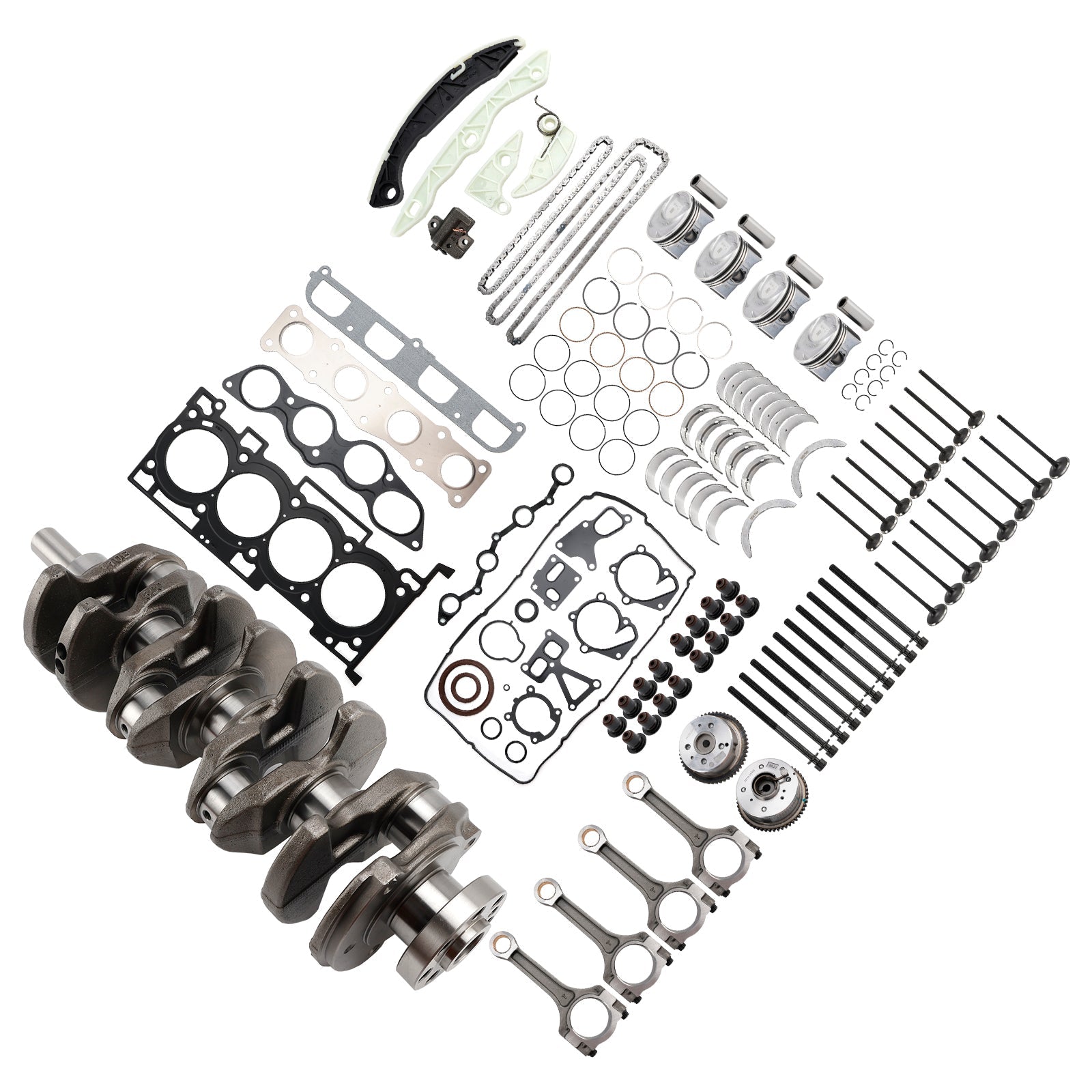 2013-2016 Hyundai Santa Fe Sport G4KF 2.0T Engine Rebuild Kit Crankshaft Con Rods Timing 231112G430 234102G400