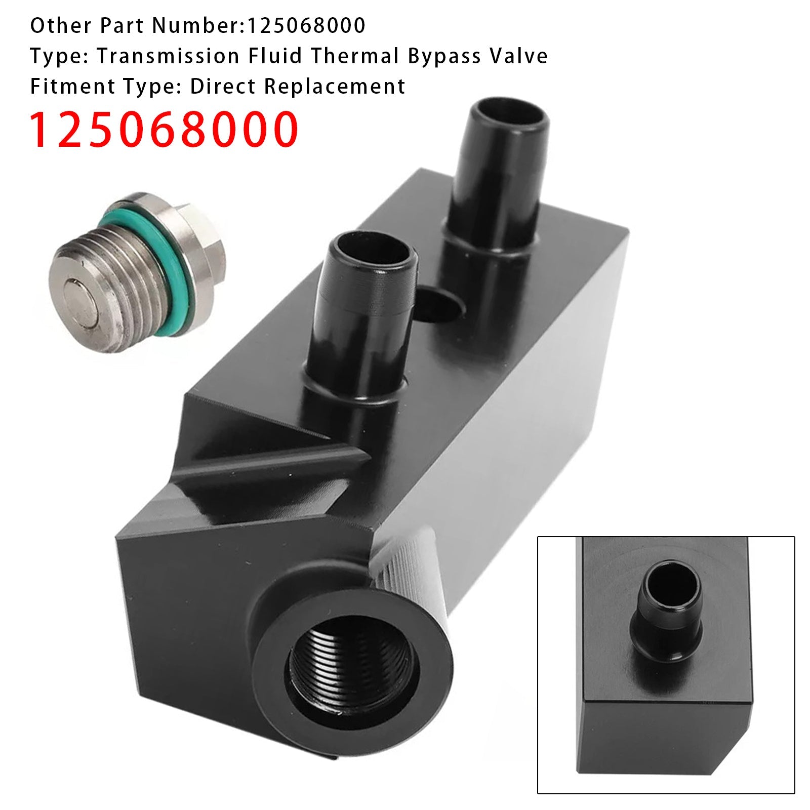 2014-2018 GM Silverado/Sierra 6L80 Transmission Fluid Thermal Bypass Valve 125068000