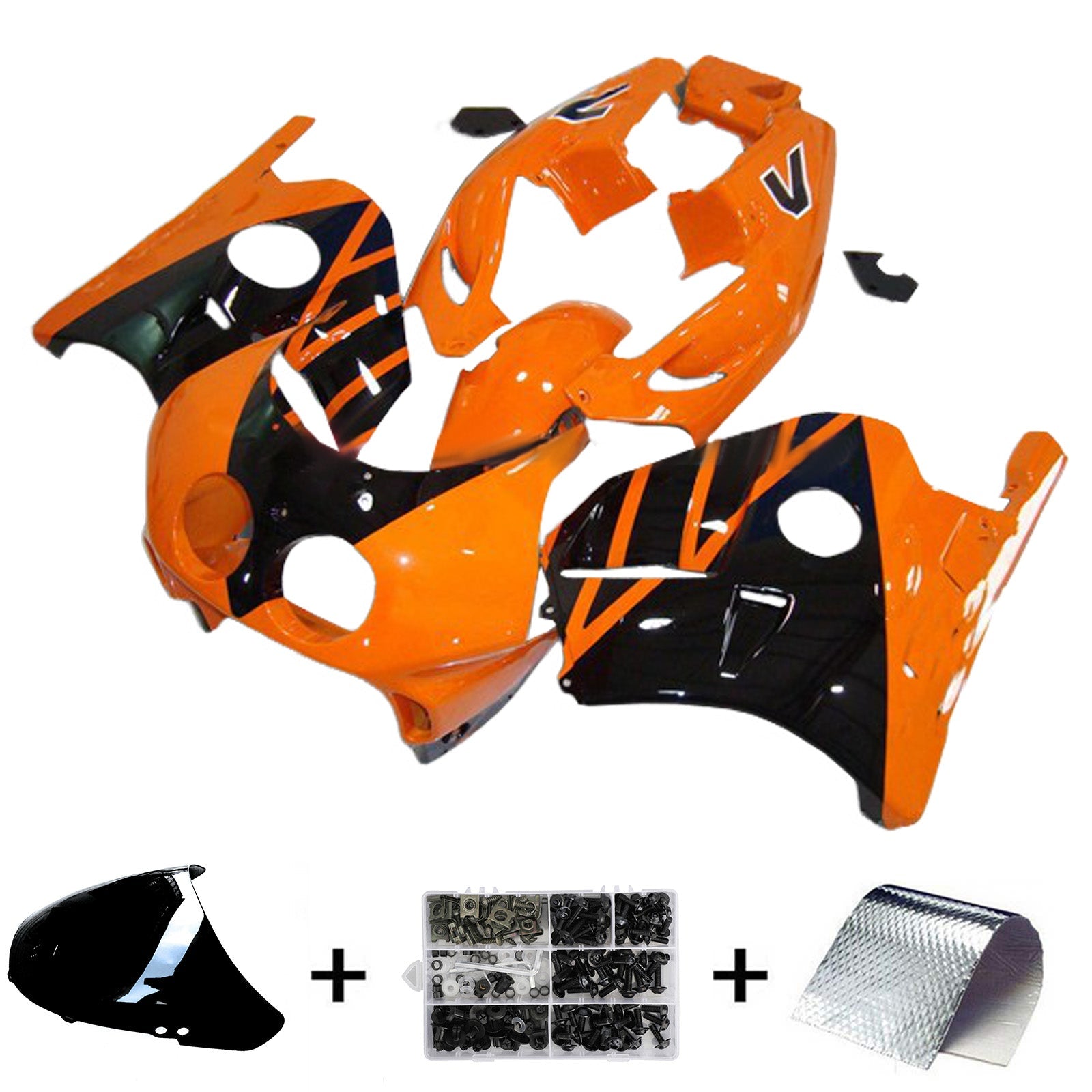 Injection Fairing Kit Bodywork Plastic ABS For Honda CBR250RR MC22 1990-1998