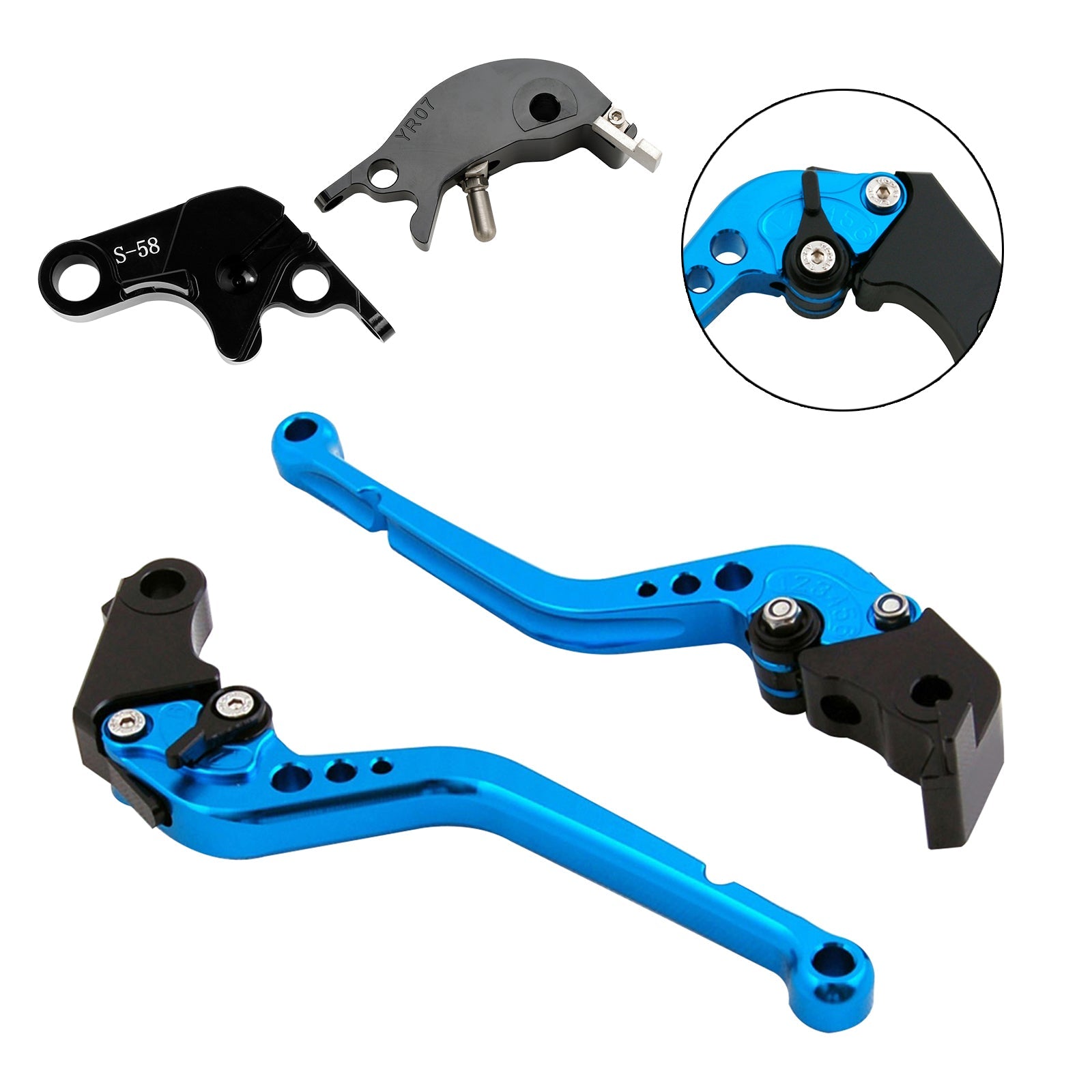 Long Clutch Brake Lever fit for YAMAHA YZF R7 MT-10/SP FZ-10/SP 2022-23