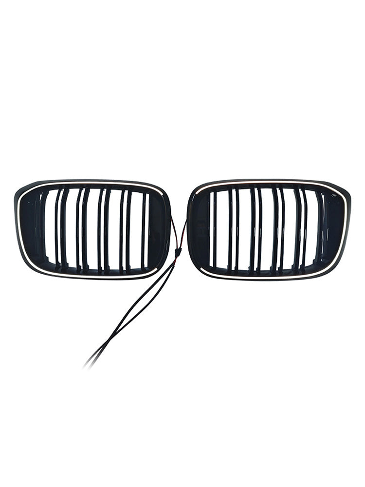 Front Kidney Mesh Grille Grill Fit BMW X4 G02 X3 G01 G08 2018-2021 Pre-Facelift