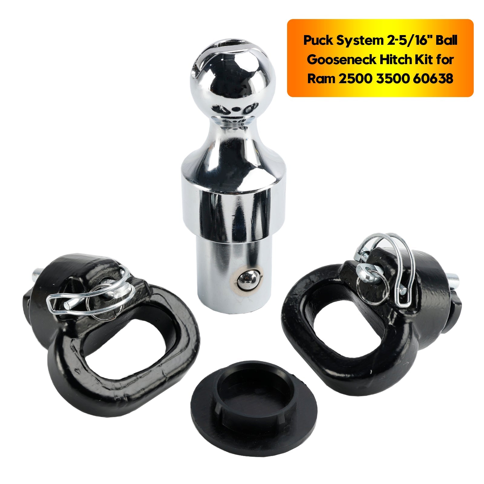 Puck System 2-5/16" Ball Gooseneck Hitch Kit for Ram 2500 3500 60638