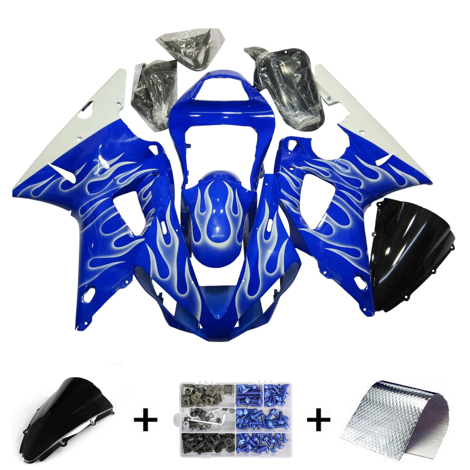 Yamaha YZF 1000 R1 2000-2001 Fairing Kit Bodywork Plastic ABS