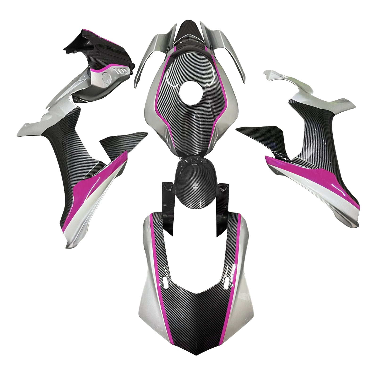 Injection Fairing Kit Bodywork Plastic ABS For Yamaha YZFR1 YZF-R1 2015-2019
