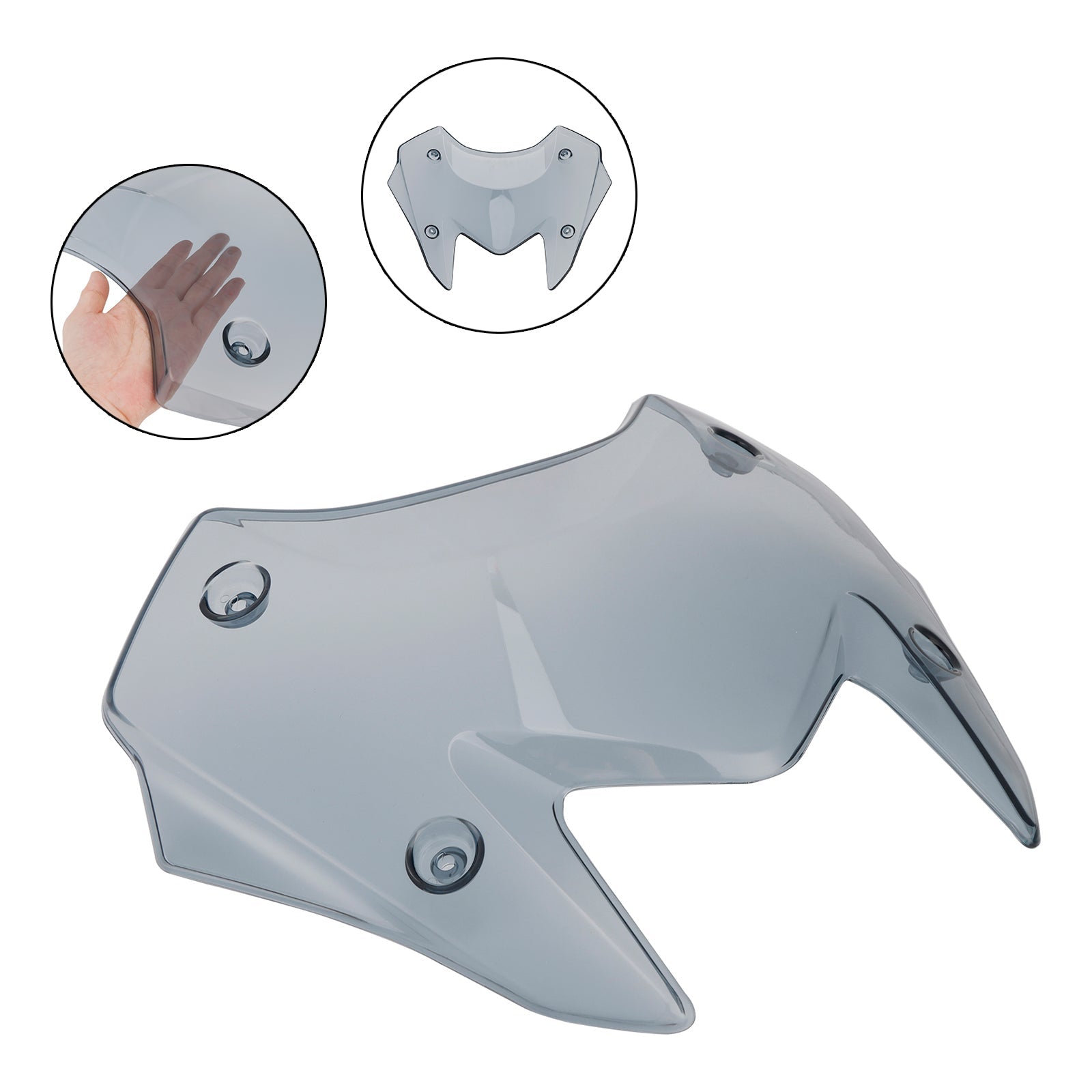 2022-2024 야마하 T-MAX 560 윈드실드 윈드스크린 + 브라켓