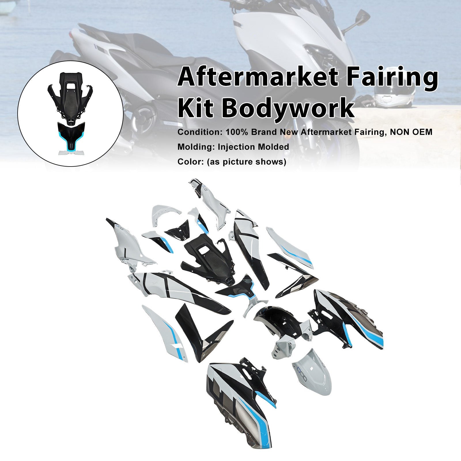 2025-2026 for Yamaha TMAX560 Injection Bodywork Fairing Kit