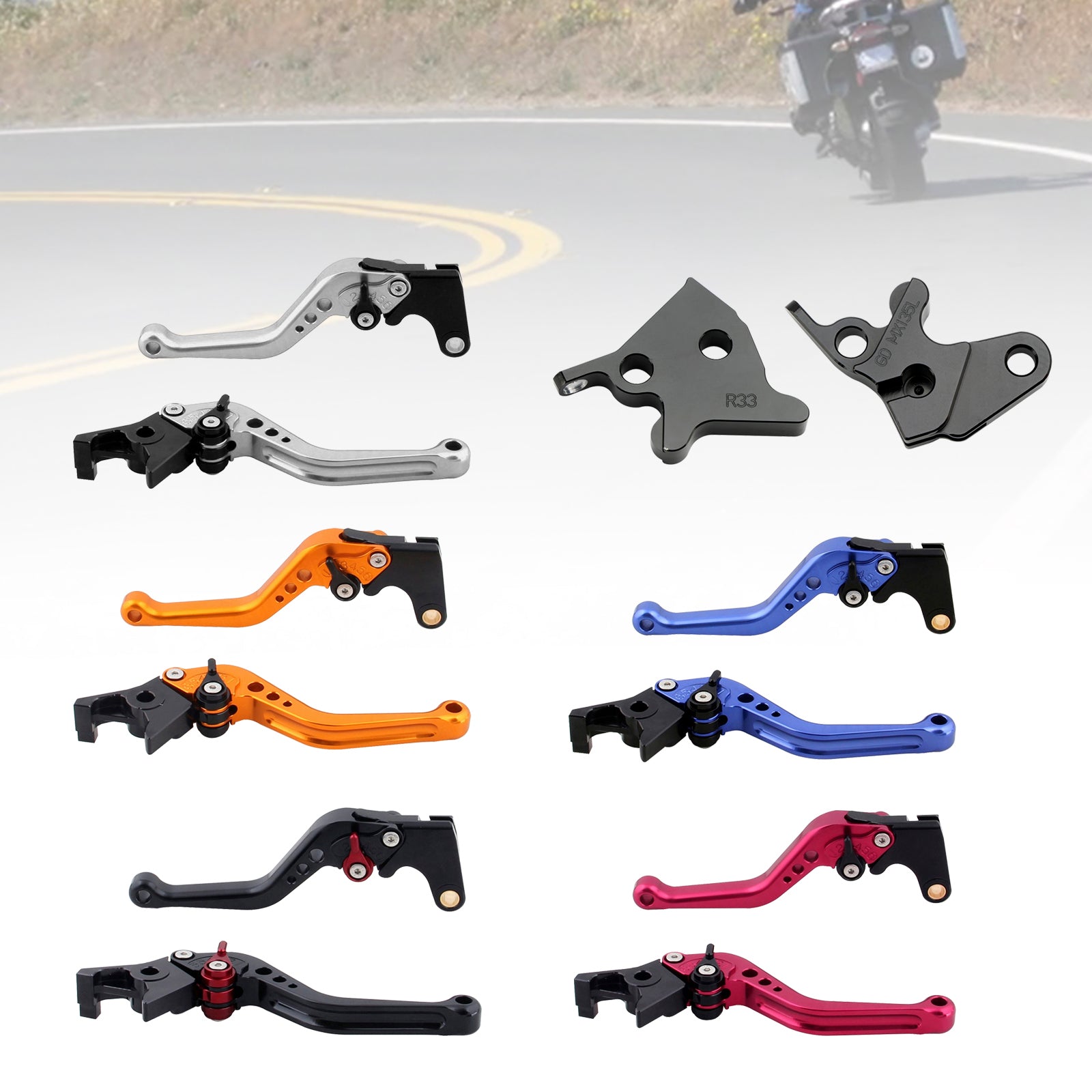 2005-2014  YAMAHA YBR125 NEW Short Clutch Brake Lever