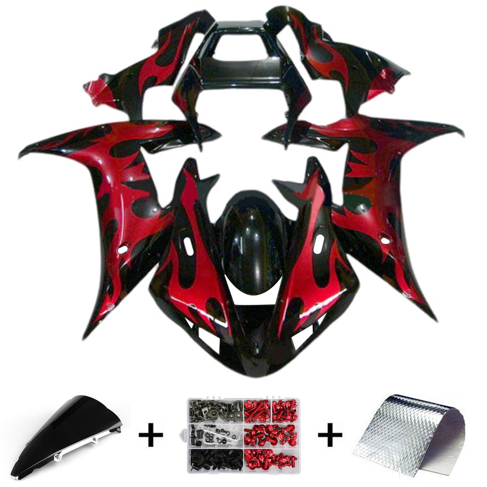 Yamaha YZF 1000 R1 2002-2003 Fairing Kit Bodywork Plastic ABS