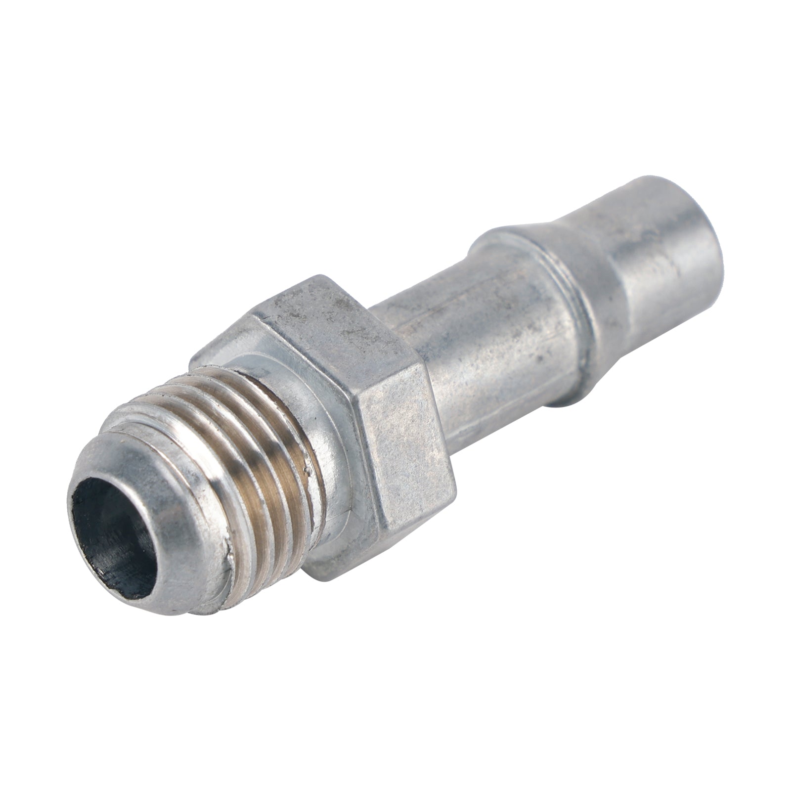 6AN Male Flare to 3/8" (.375") Transmission Cooler Quick Disconnect Adapter