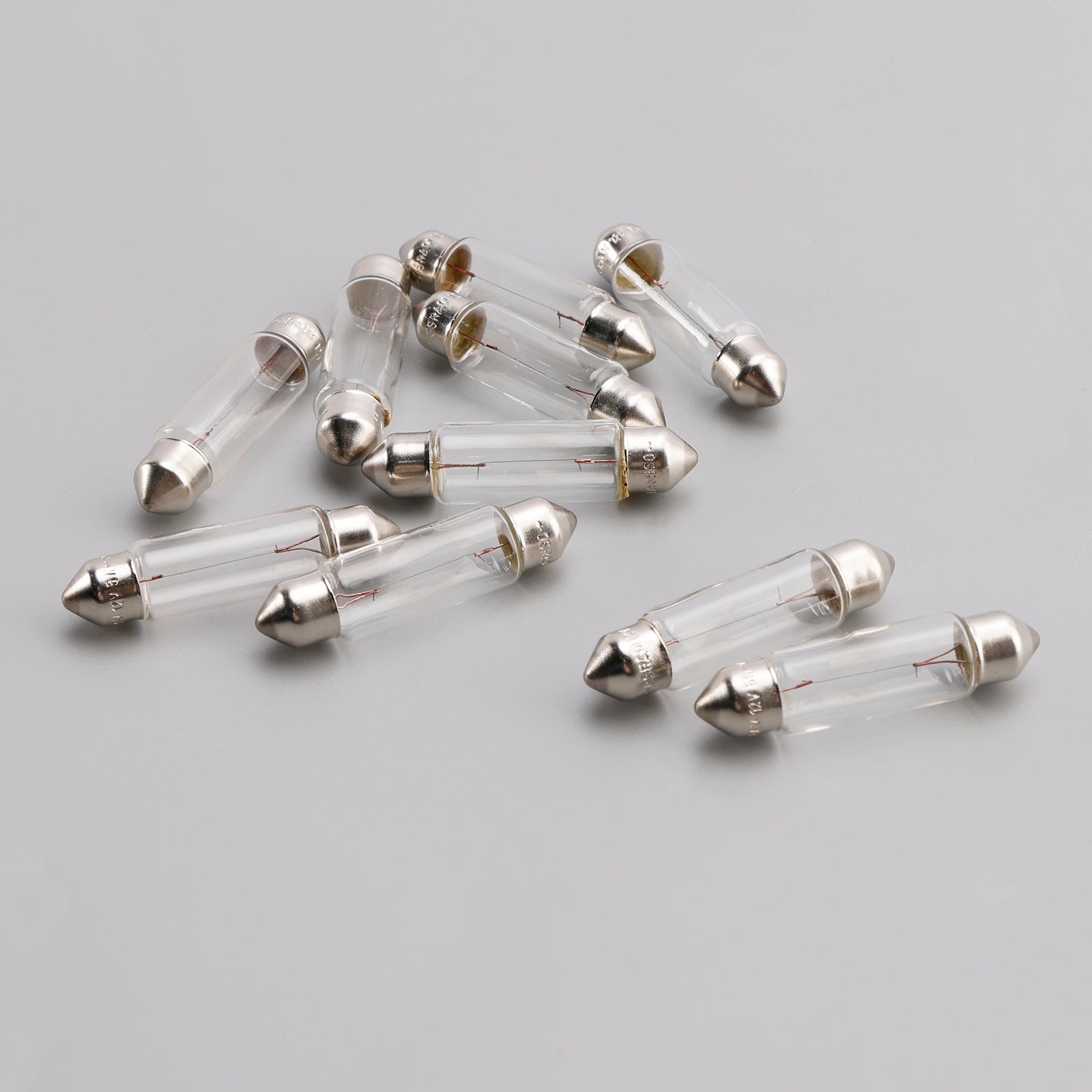 10PCS Car Light Tubular Lamp bulb C5W SV8.5 43MM 6413 12V 5W For OSRAM