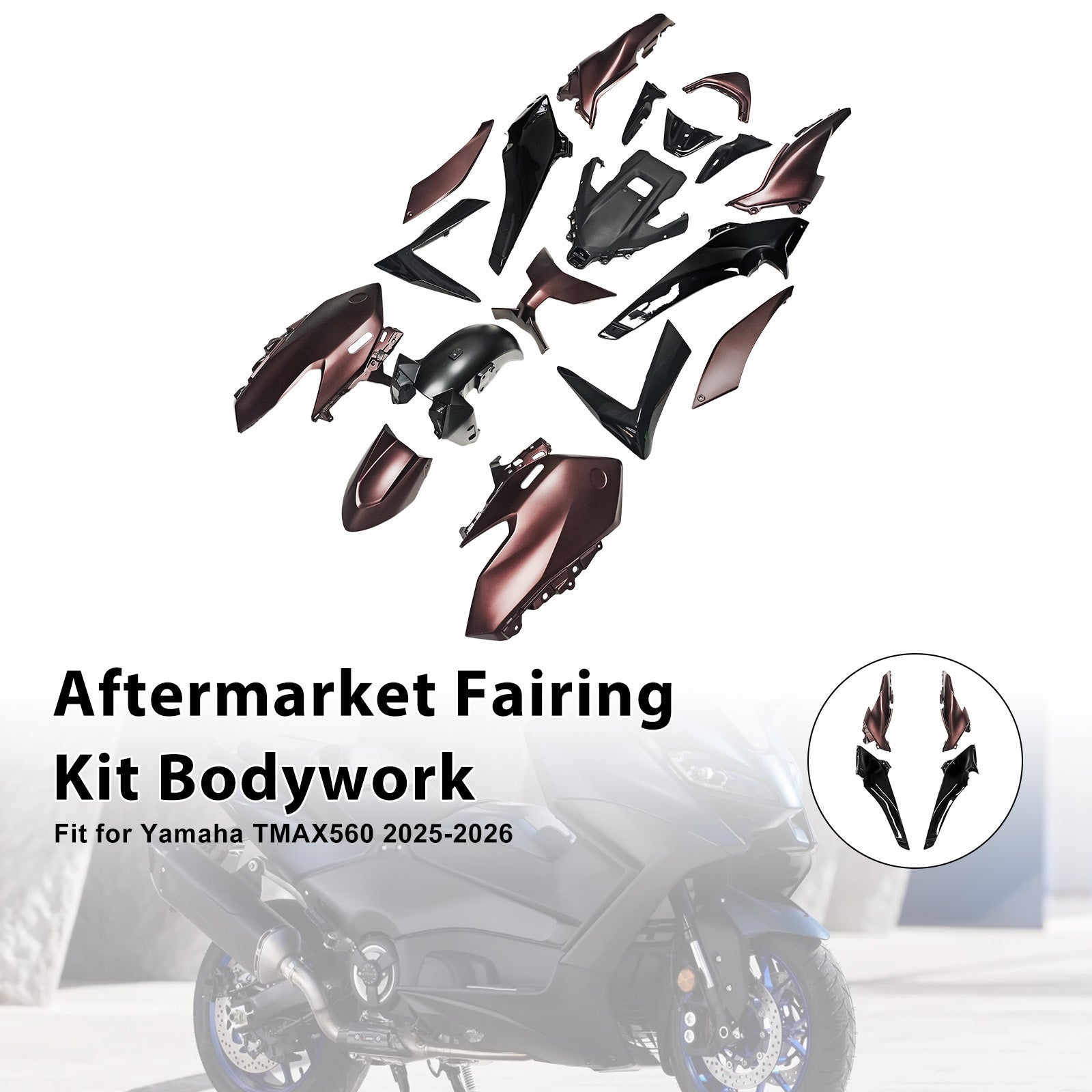 2025-2026 for Yamaha TMAX560 Injection Bodywork Fairing Kit